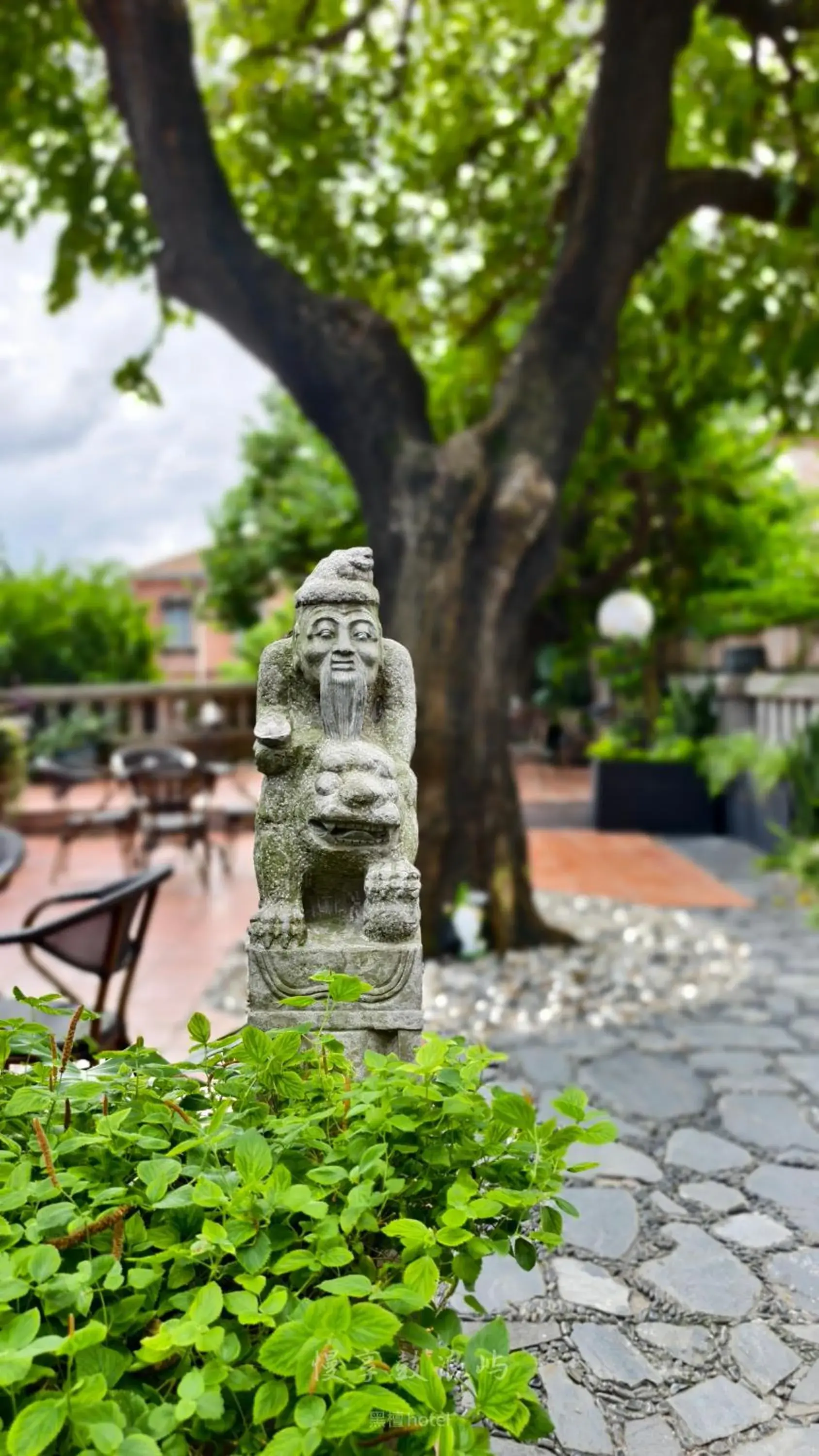 Garden view in Xiamen Gulangyu Heitan Hotel Garden view in Xiamen Gulangyu Heitan Hotel