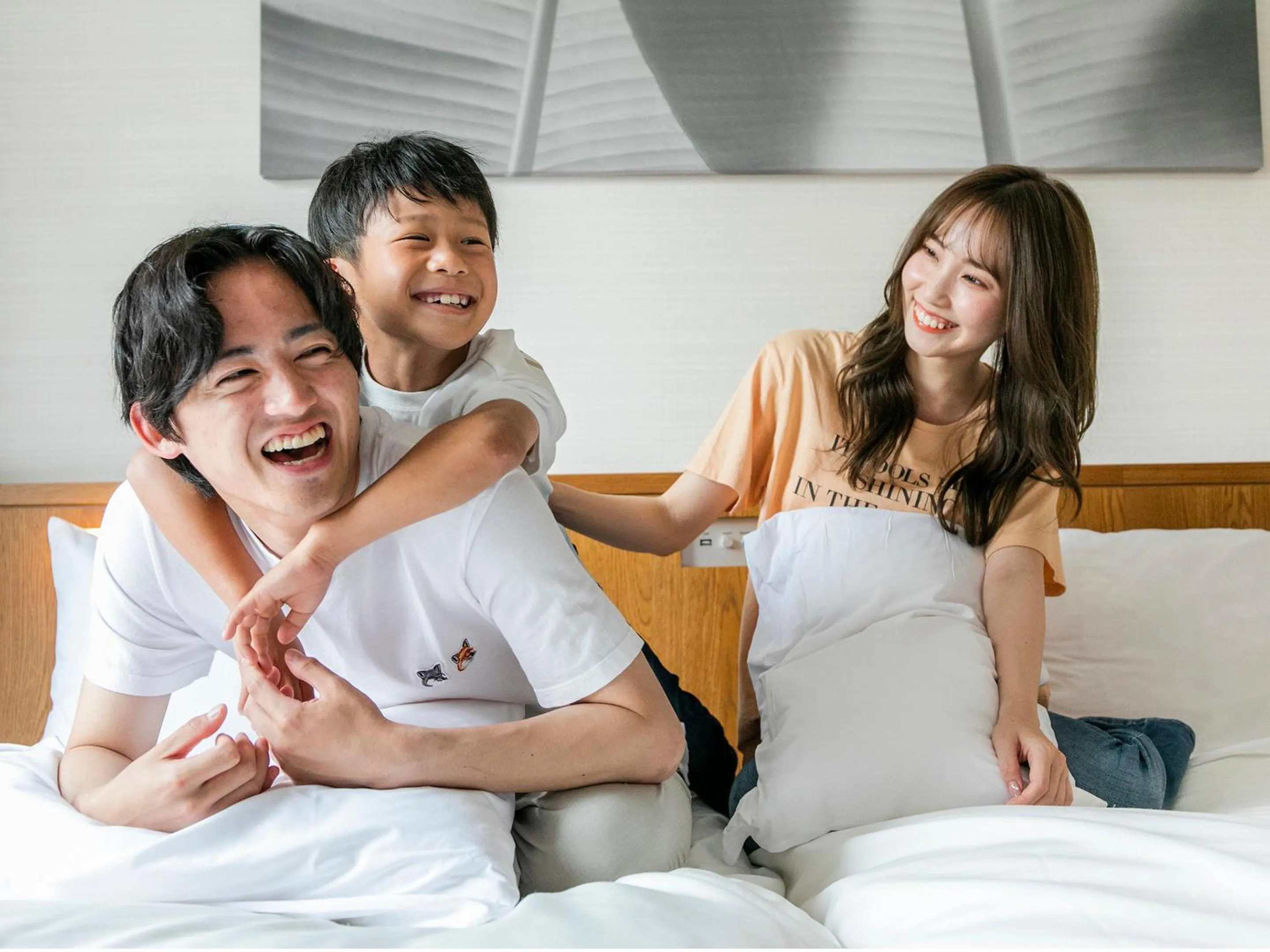 People, Bed in Hotel Gracery Naha