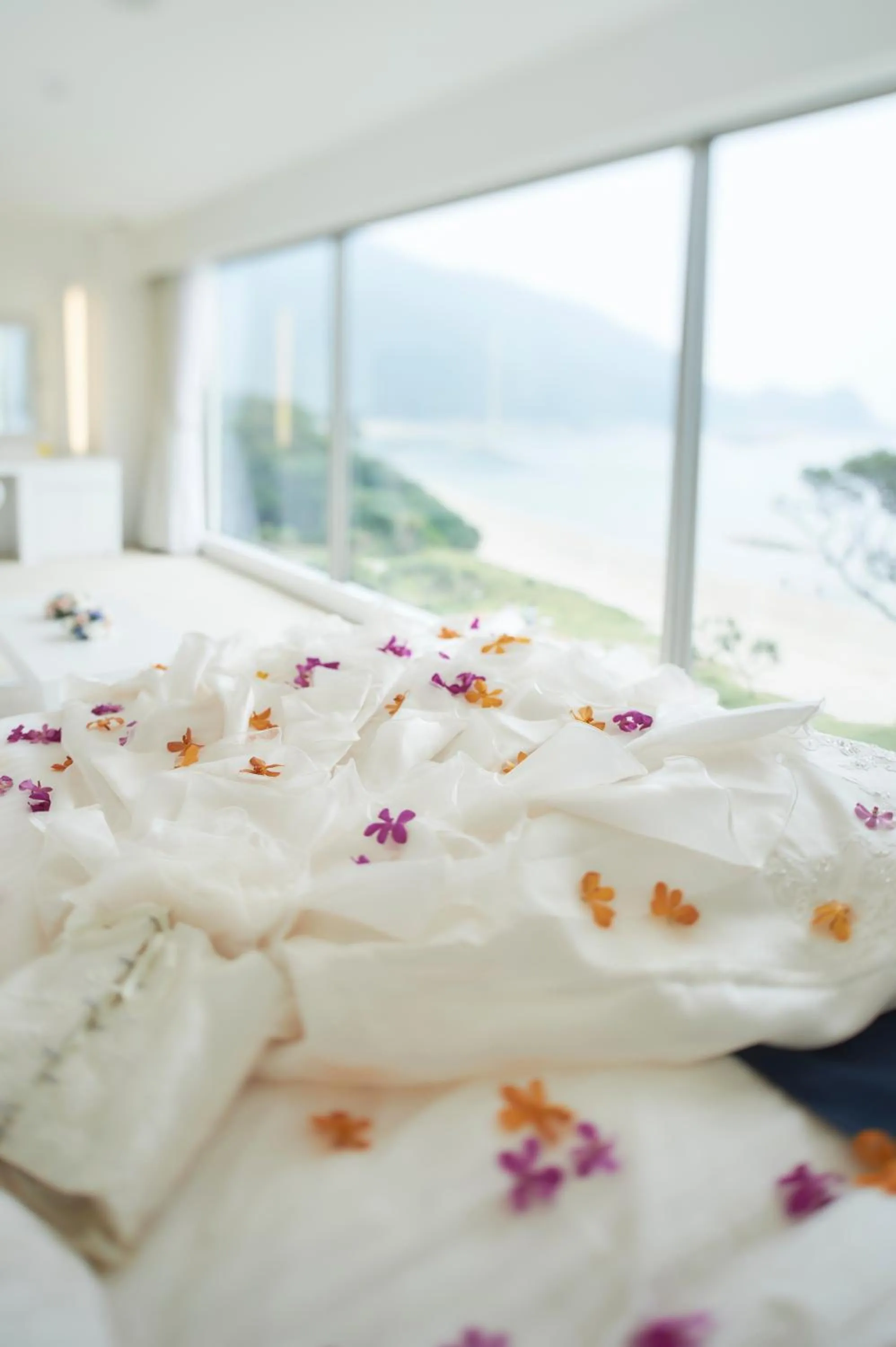 Decorative detail, Bed in Hotel The Scene