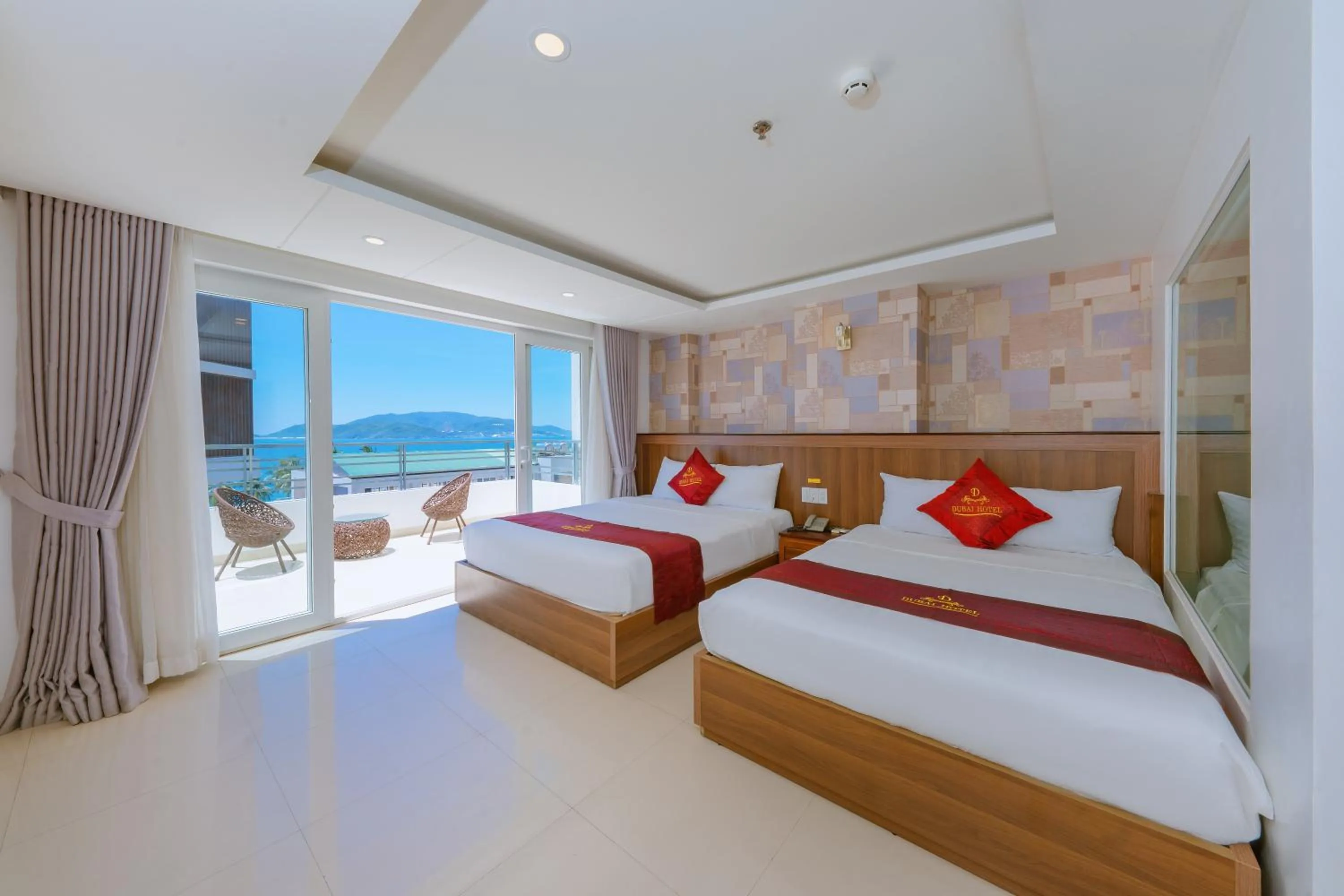 Bed in Dubai Nha Trang Hotel managed by HT