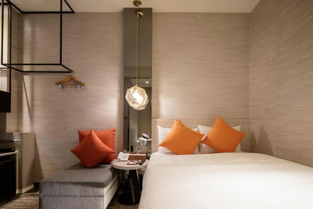 Bed in Via Hotel Taipei Station