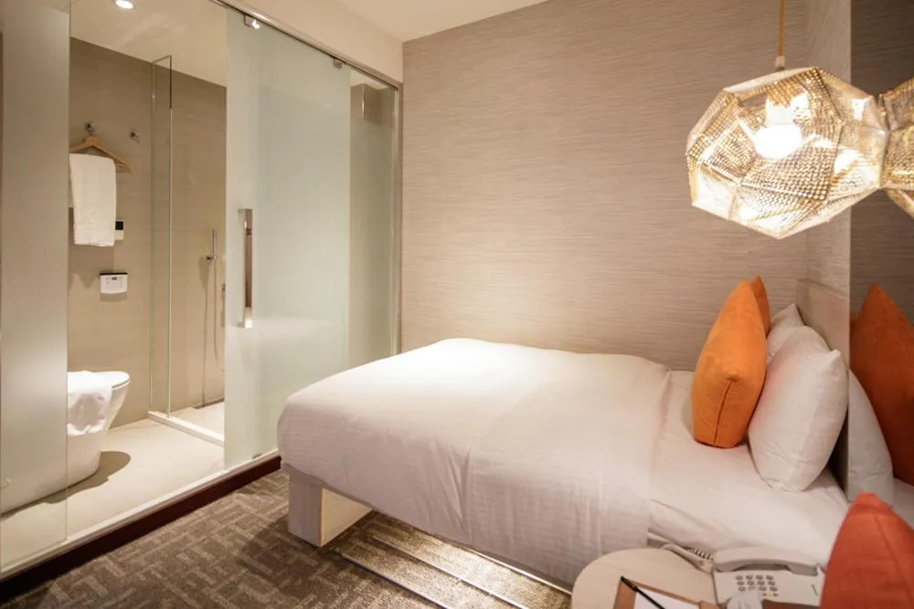 Bed in Via Hotel Taipei Station