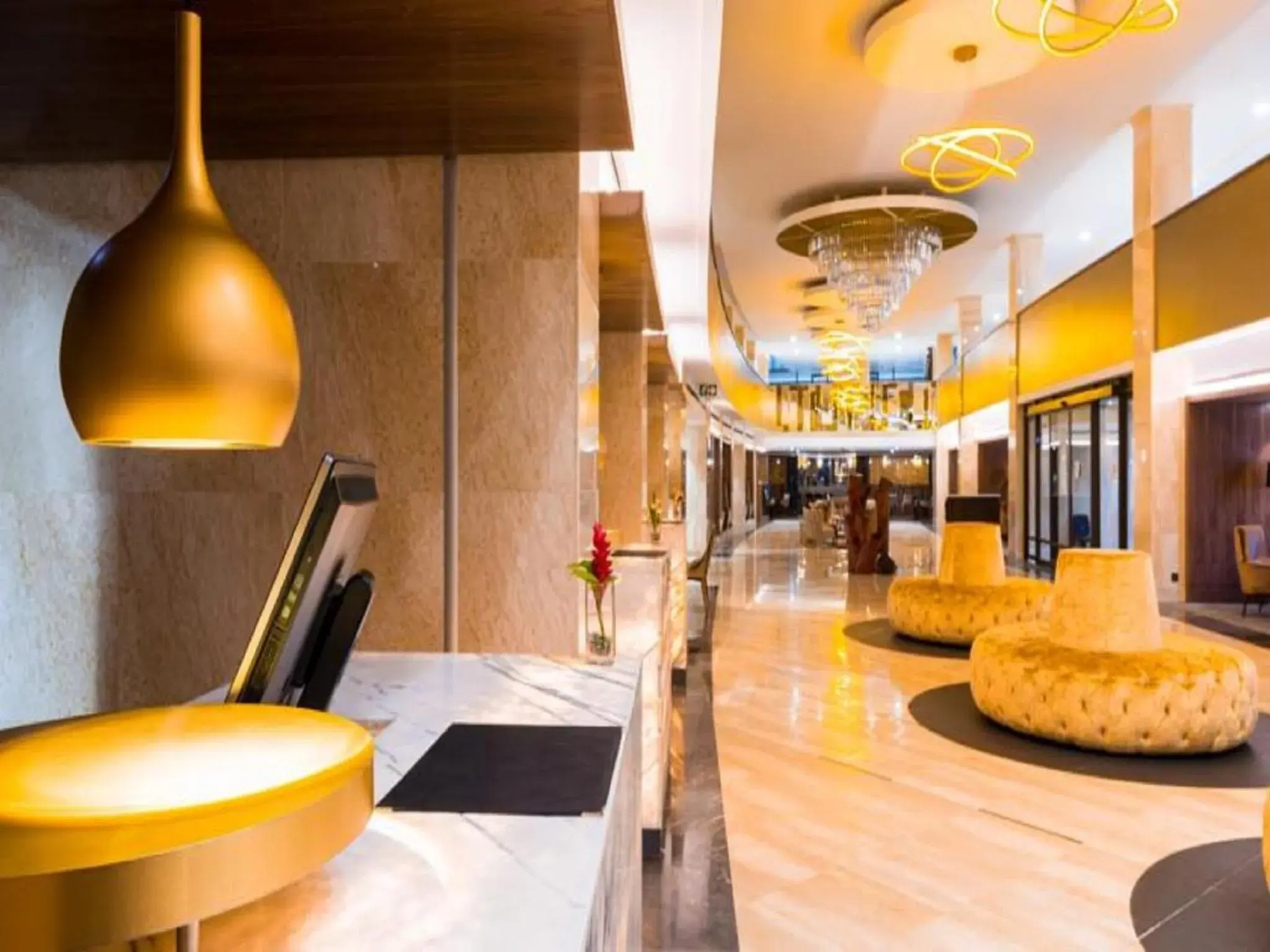 Lobby or reception in Hotel 2 Fevrier Lobby or reception in Hotel 2 Fevrier