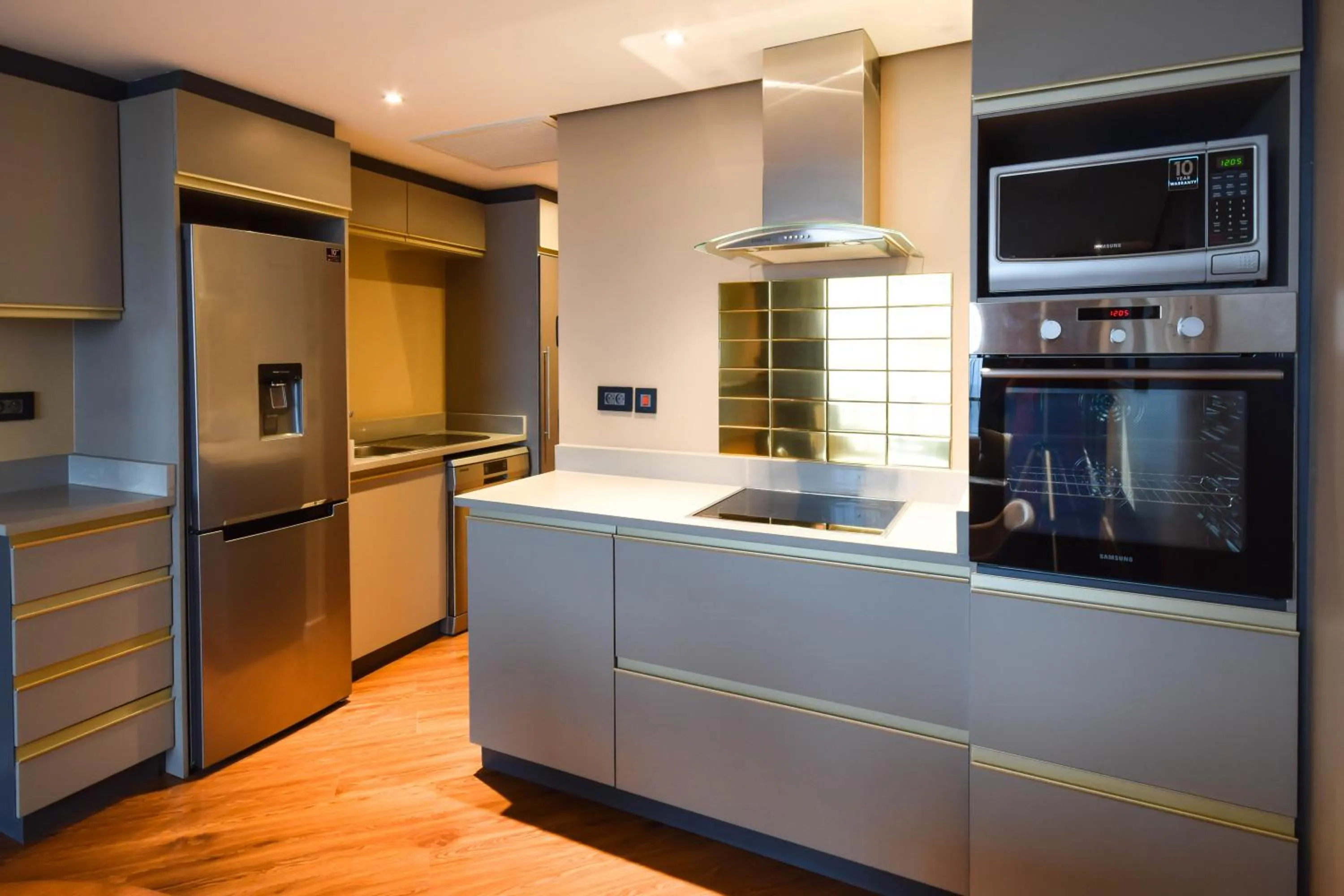 Kitchen or kitchenette in Hotel 2 Fevrier