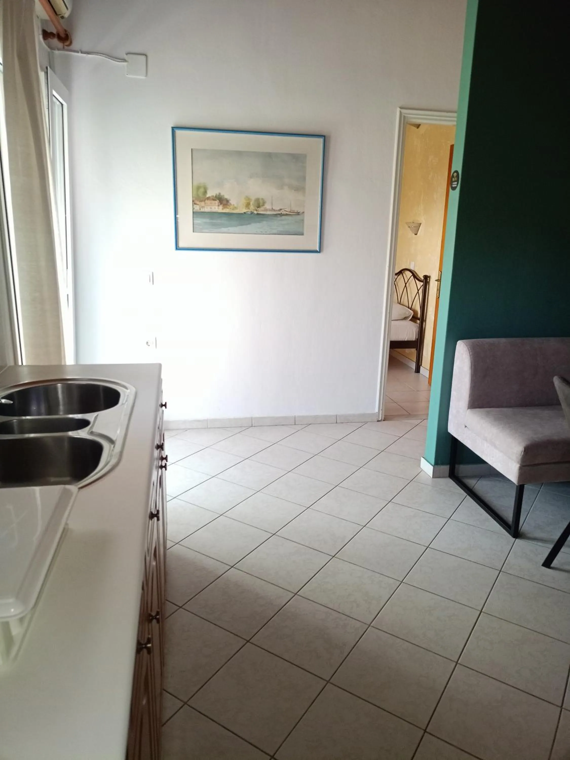 Seating area in Apartments Filoxenia Zois