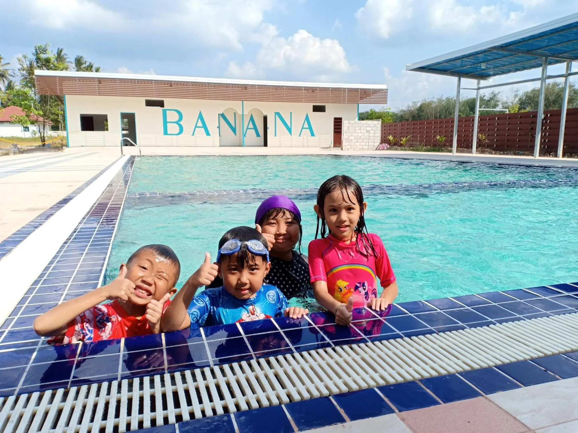 Swimming pool in Banana Resort Sadao