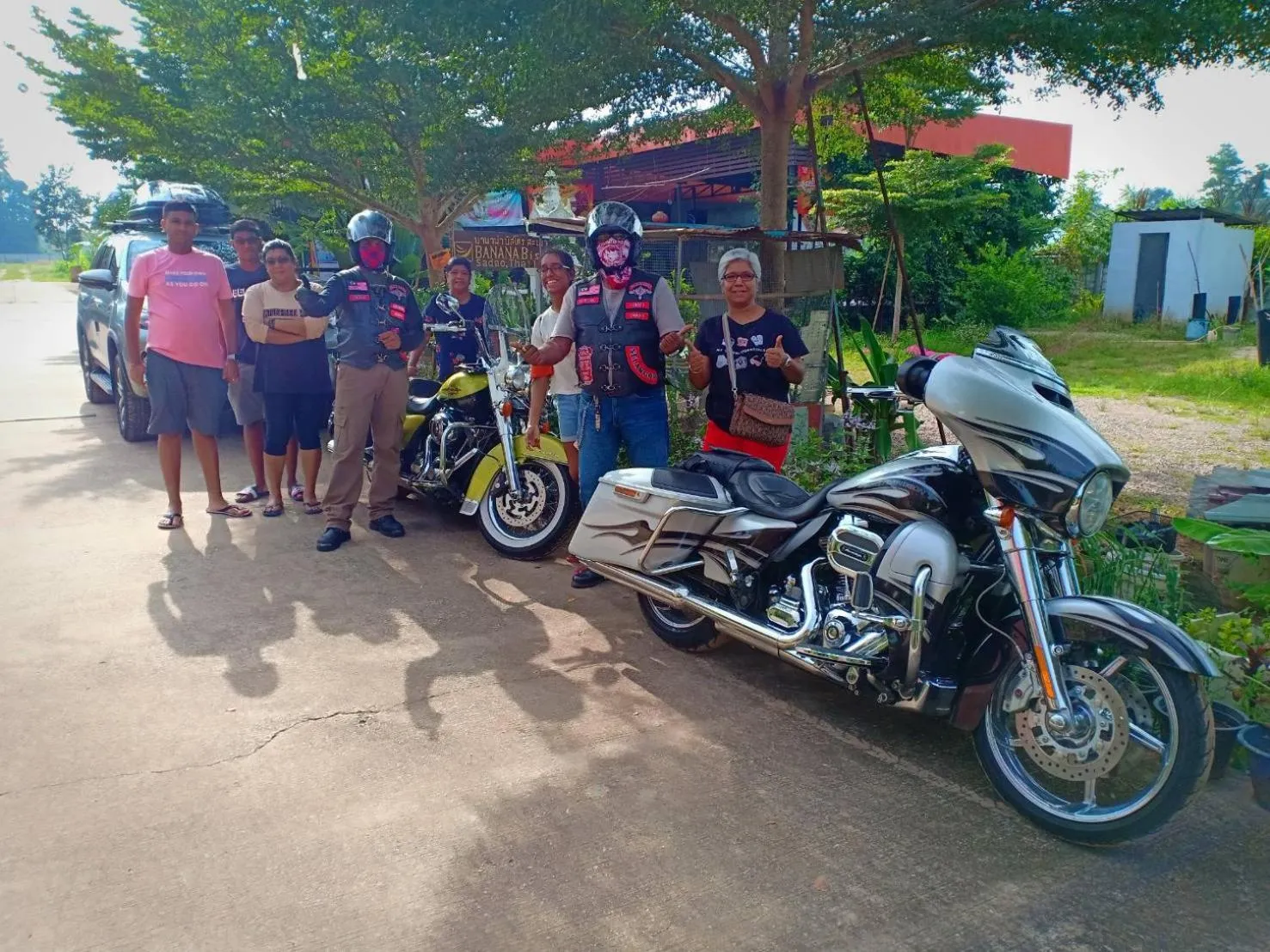 group of guests in Banana Resort Sadao