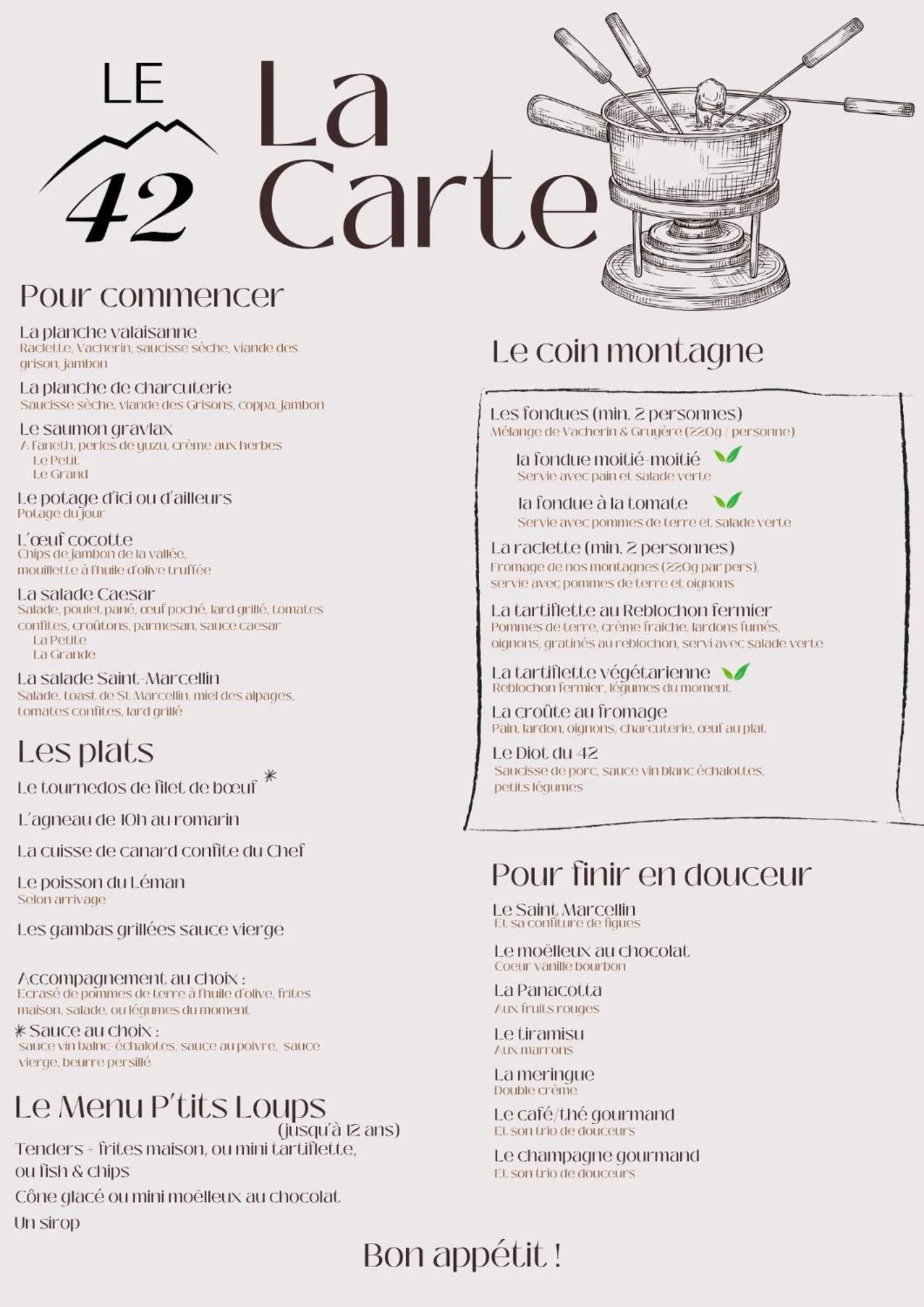 Restaurant/places to eat in Hôtel Le White - Le 42 Restaurant
