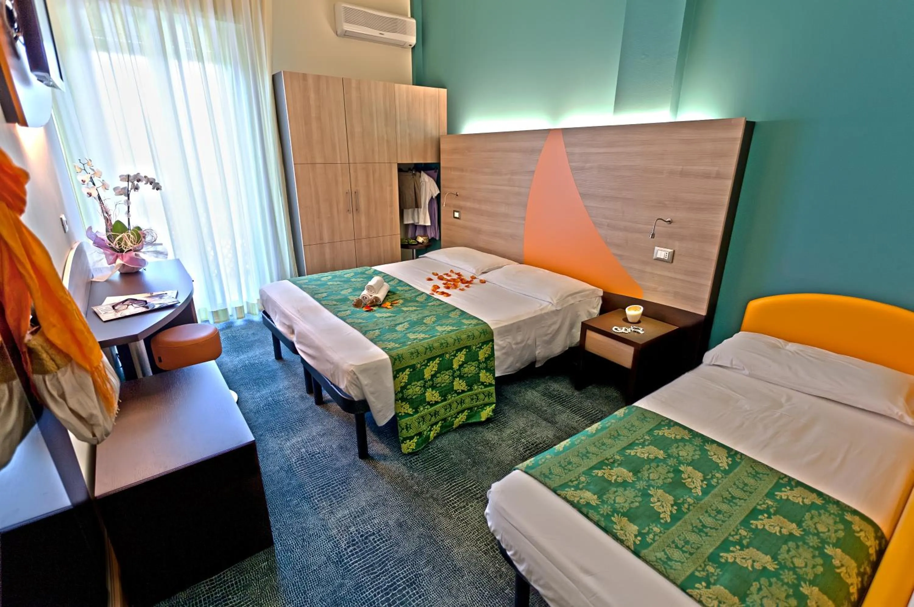 Bed in Hotel Sorriso