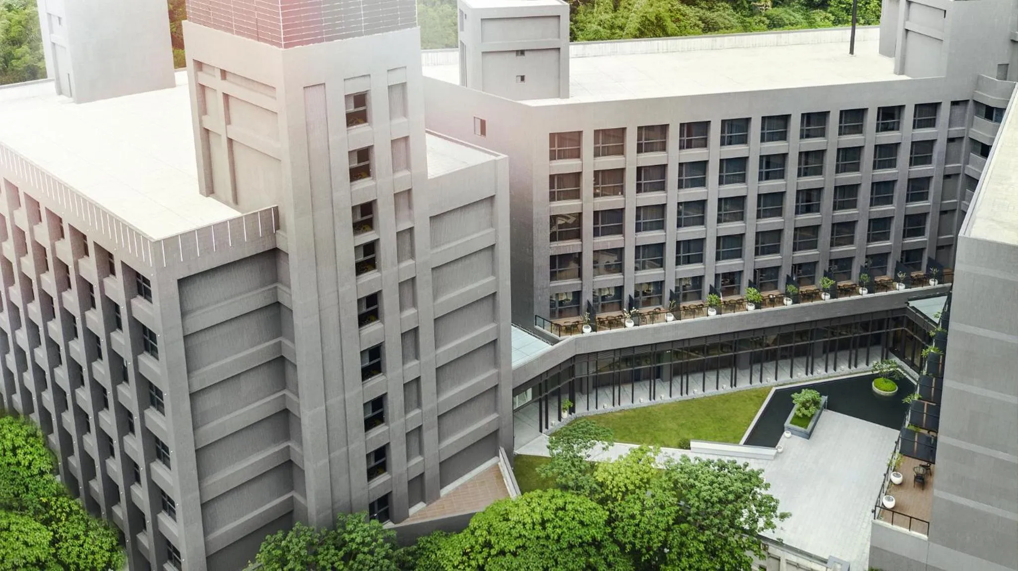 Bird's eye view in Platinum Hotel