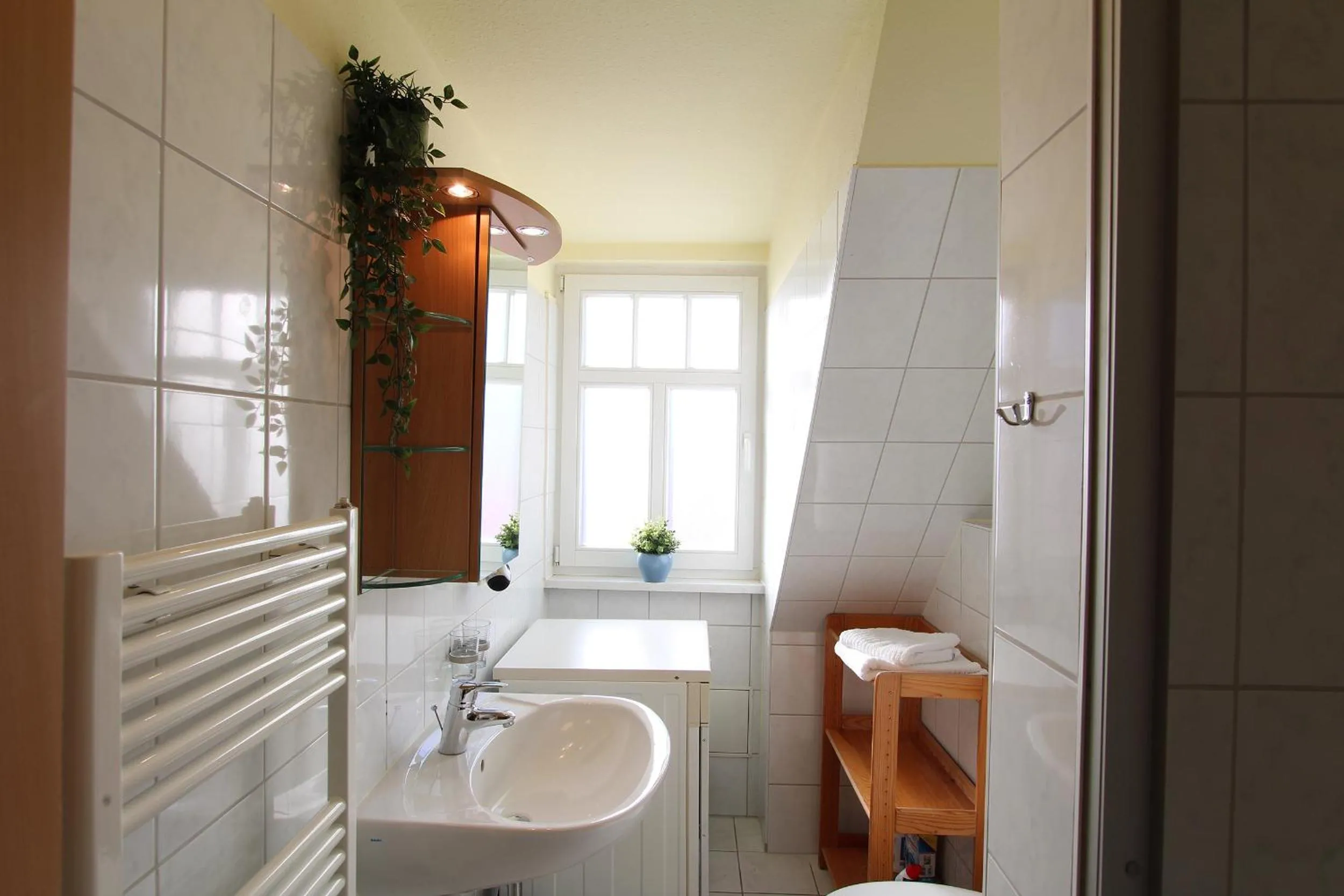 Bathroom in Ferienwohnung Möwennest