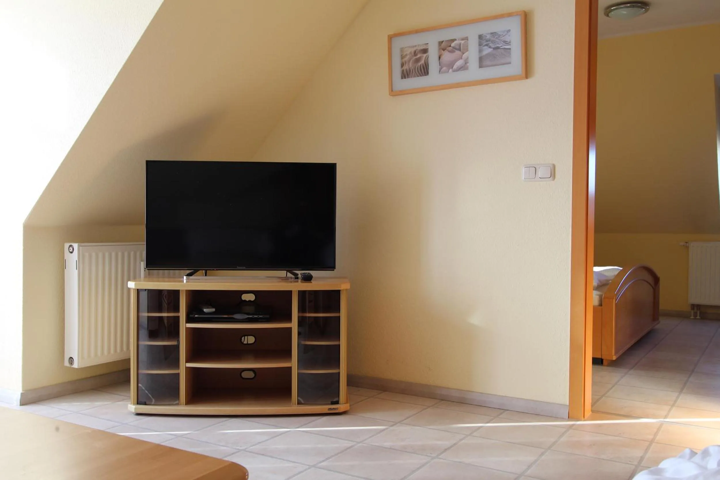 Living room in Ferienwohnung Möwennest