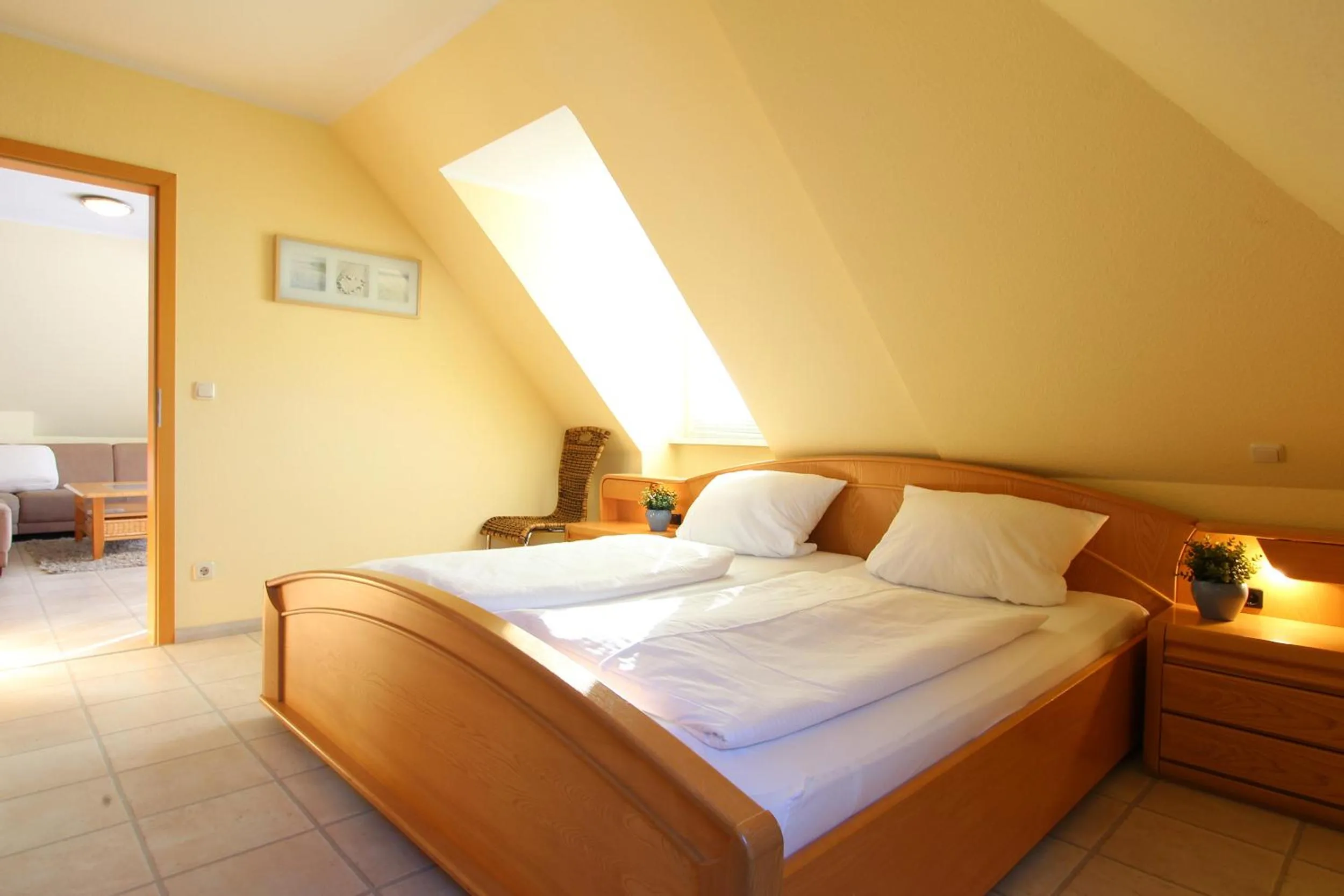 Bedroom, Bed in Ferienwohnung Möwennest