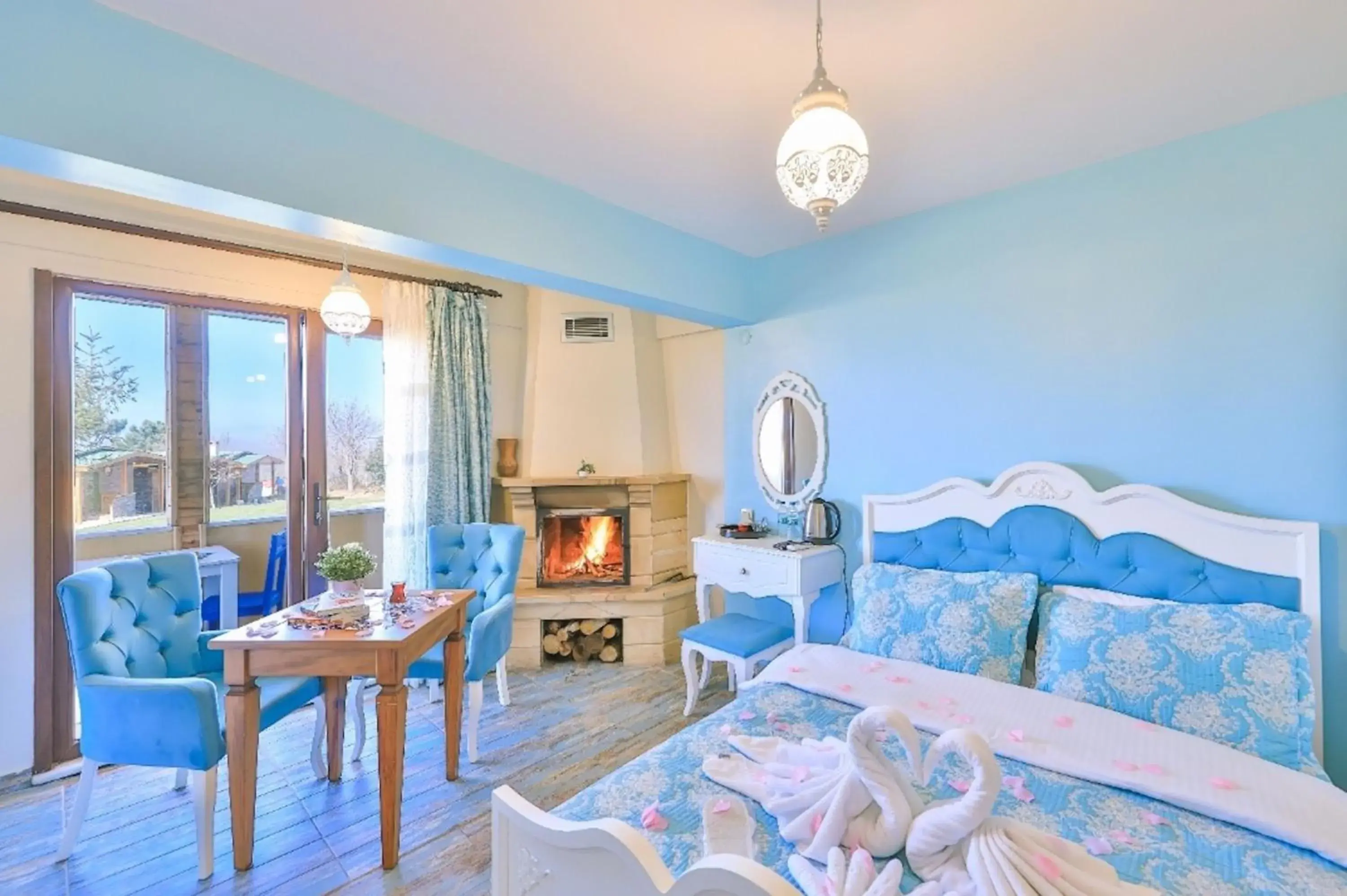 Deluxe Double Room with Sea View and Spa Bath in Agva Teras Garden Hotel & Bungalow Deluxe Double Room with Sea View and Spa Bath in Agva Teras Garden Hotel & Bungalow