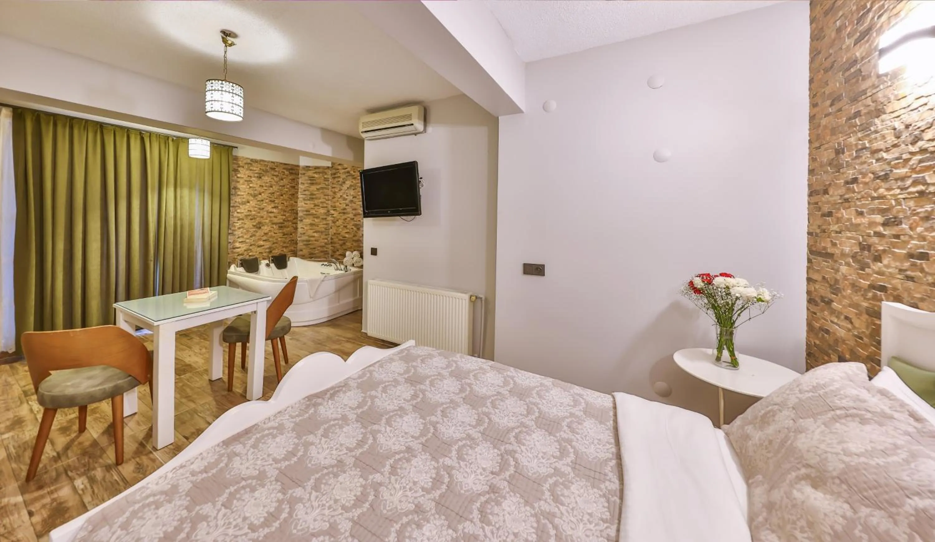 Bed in Agva Teras Garden Hotel & Bungalow