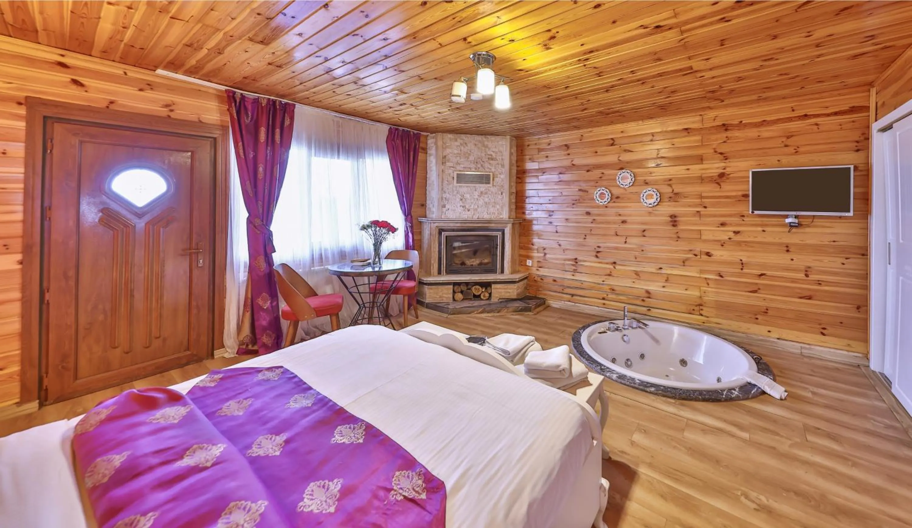 Bed in Agva Teras Garden Hotel & Bungalow