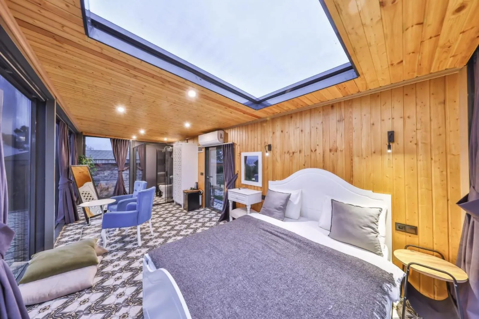 Bed in Agva Teras Garden Hotel & Bungalow