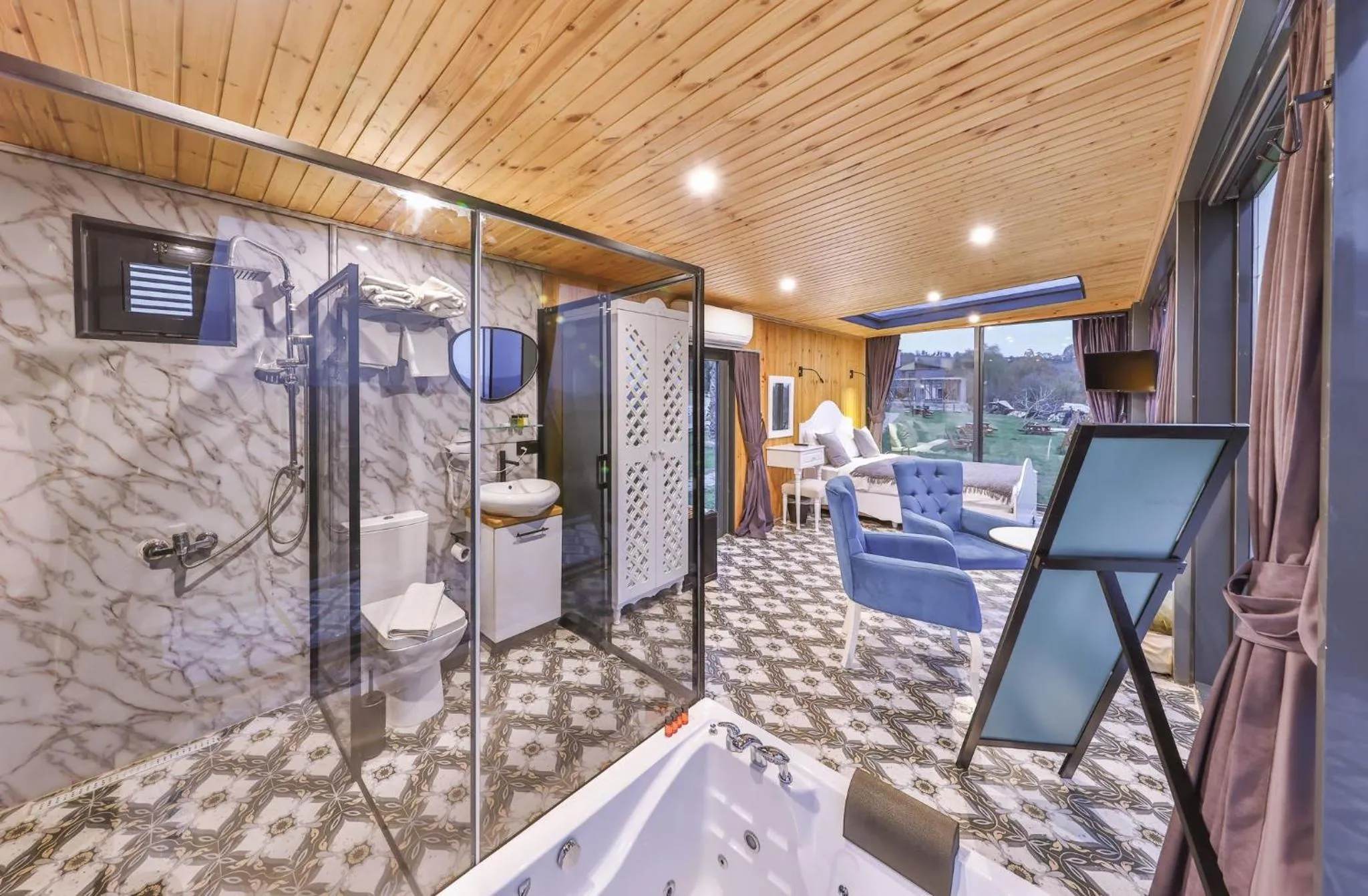 Bathroom in Agva Teras Garden Hotel & Bungalow