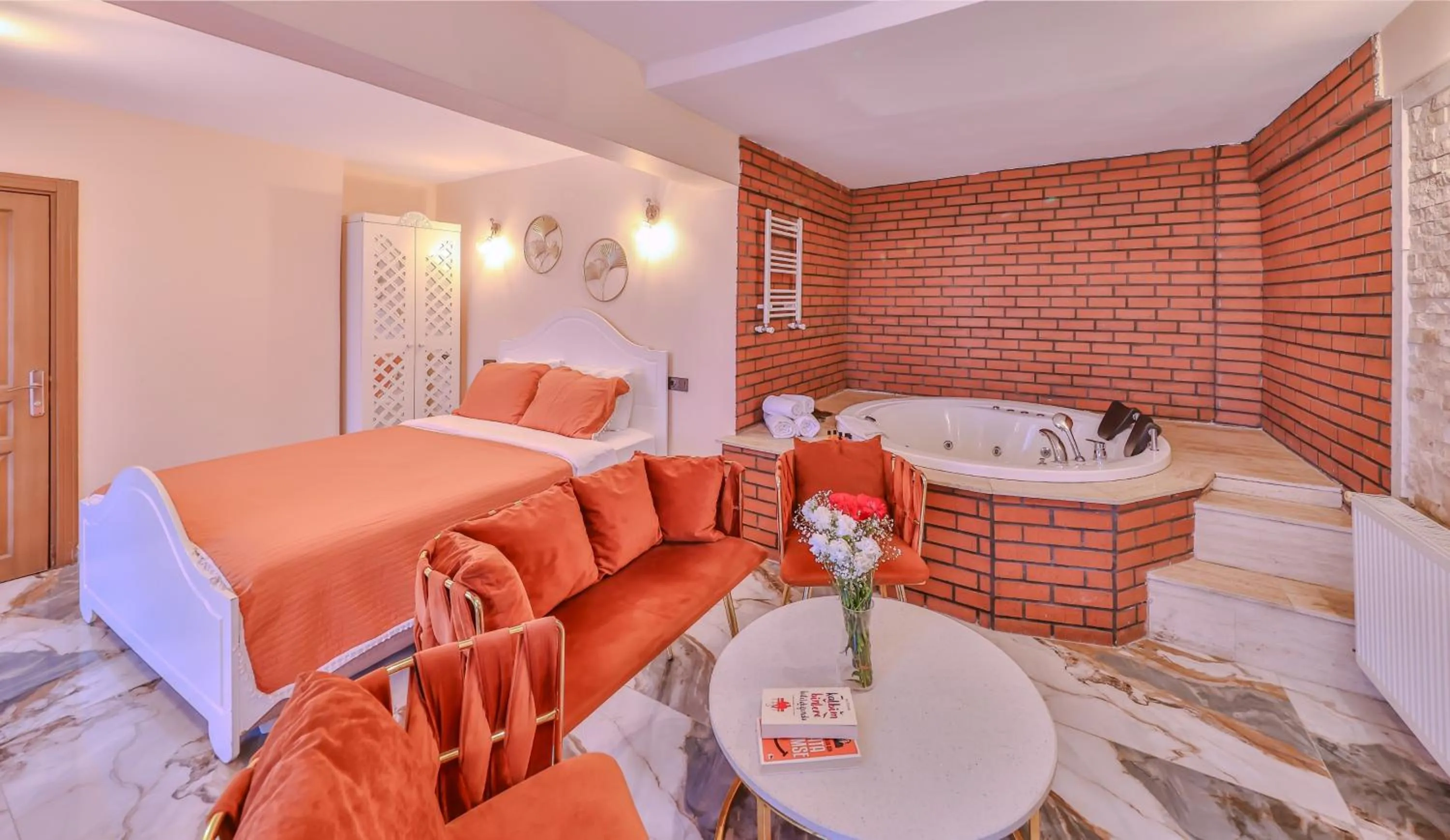 Bed in Agva Teras Garden Hotel & Bungalow