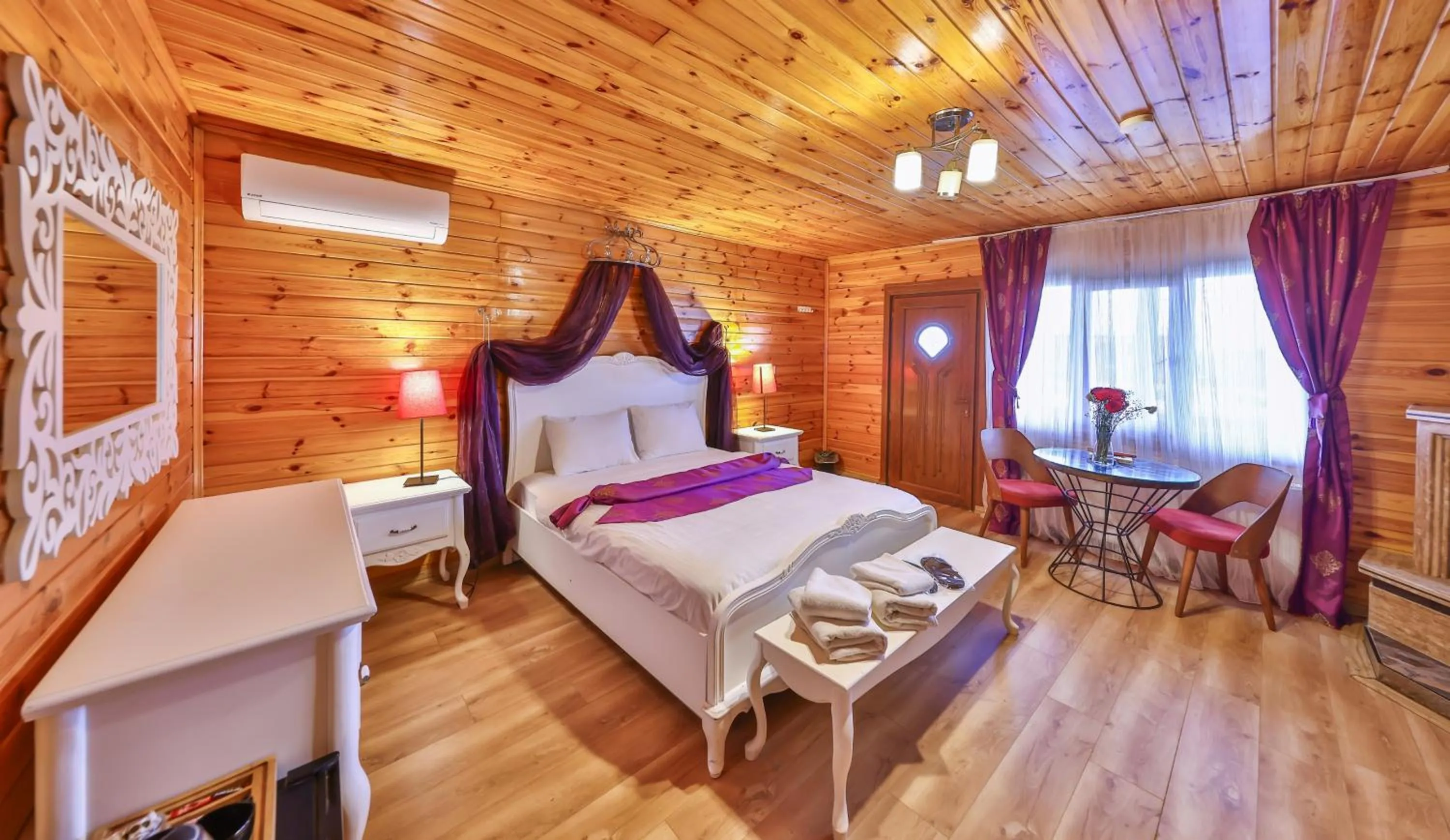 Bed in Agva Teras Garden Hotel & Bungalow