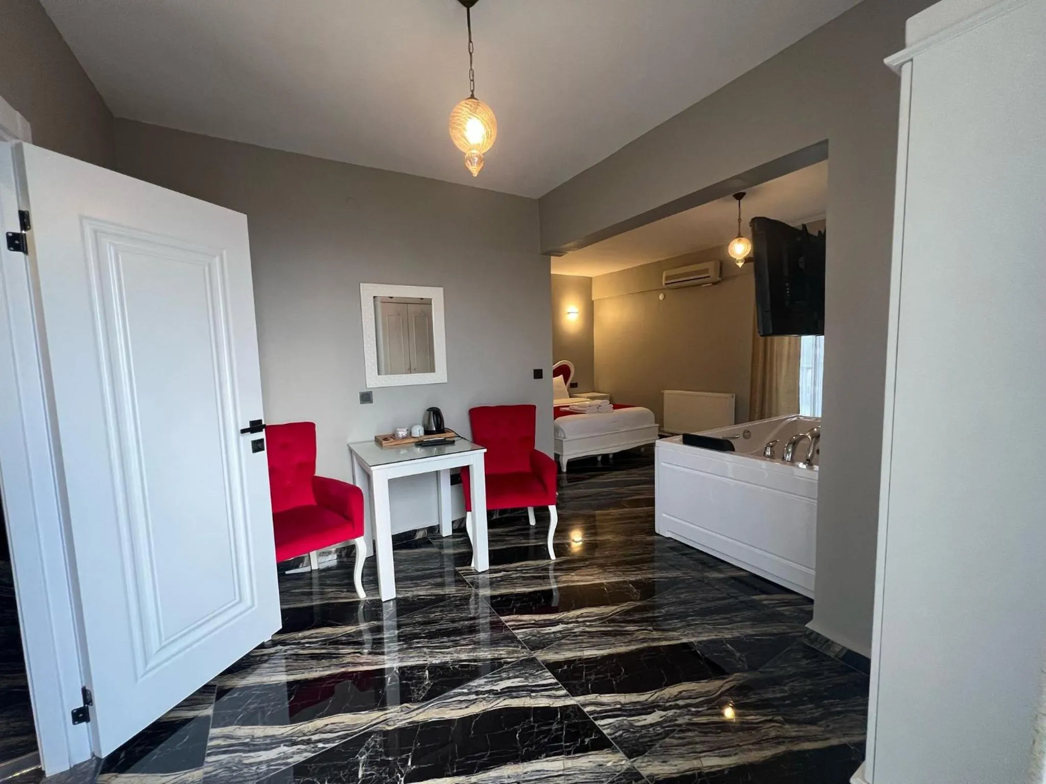 Seating area in Agva Teras Garden Hotel & Bungalow