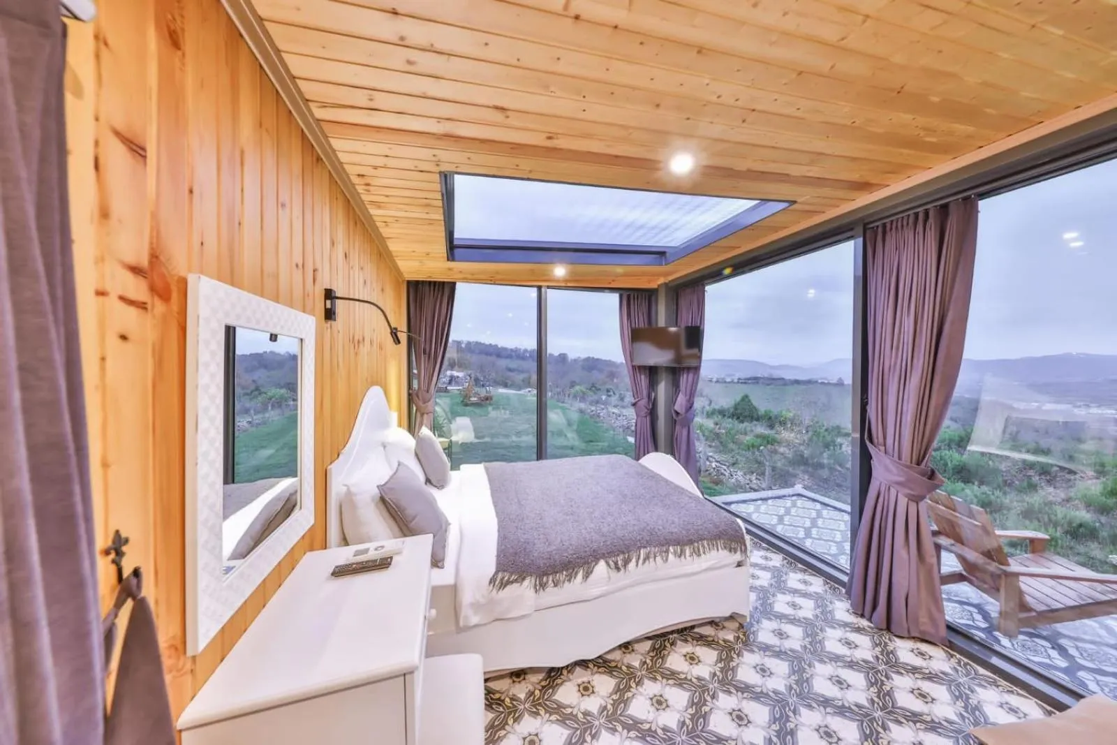 Bed in Agva Teras Garden Hotel & Bungalow