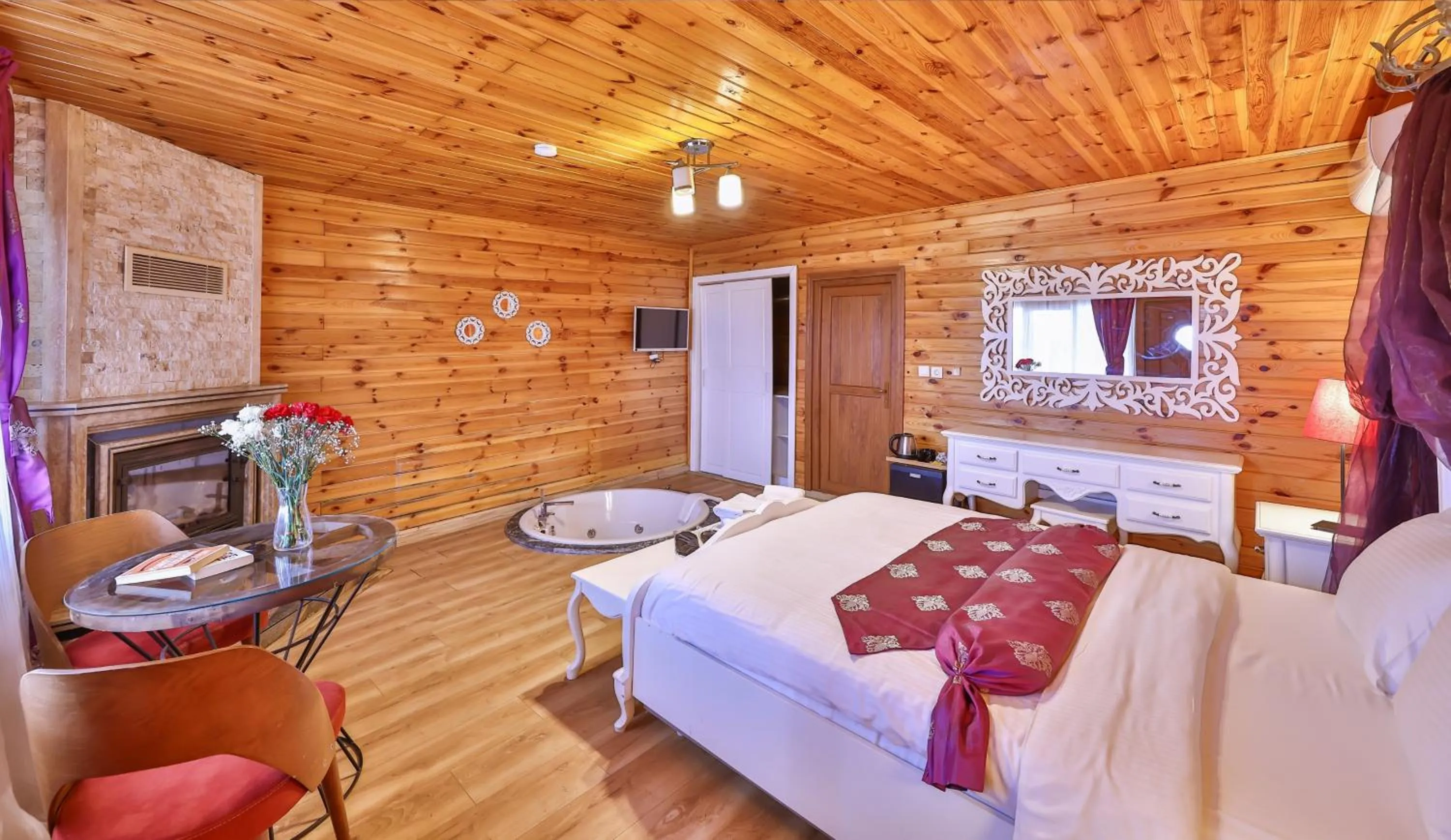 Bed in Agva Teras Garden Hotel & Bungalow