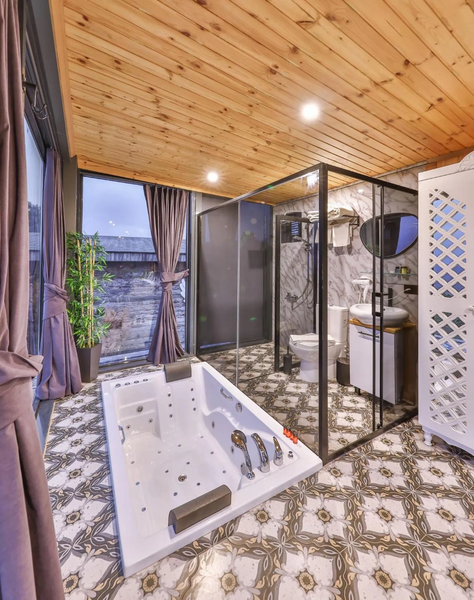 Shower in Agva Teras Garden Hotel & Bungalow