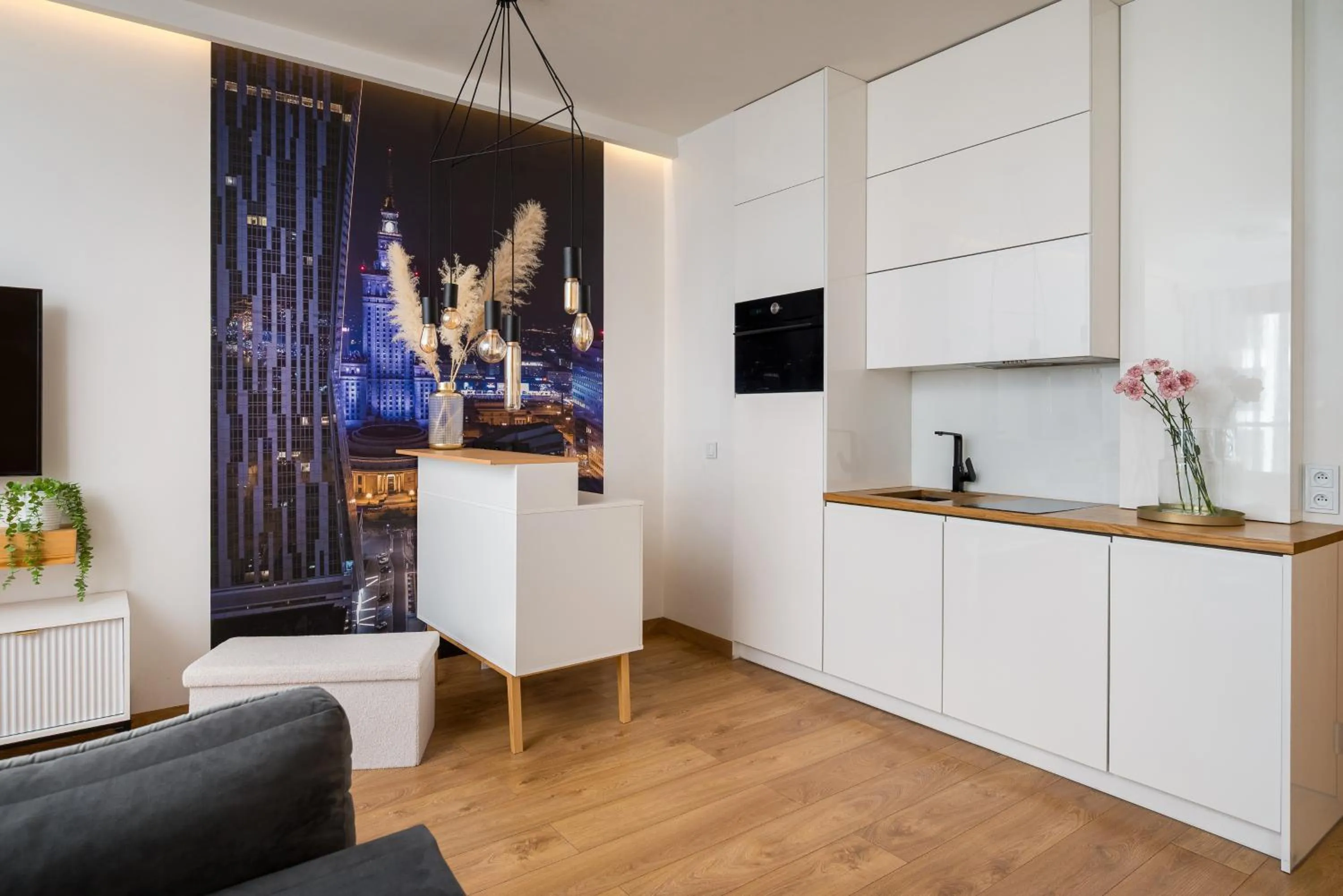 Kitchen or kitchenette in GO Apartments - ApartHotel