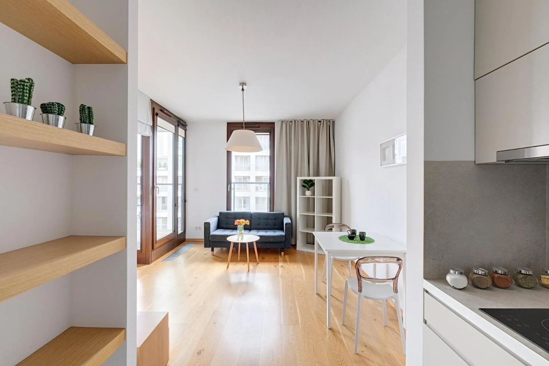 Kitchen or kitchenette in GO Apartments - ApartHotel