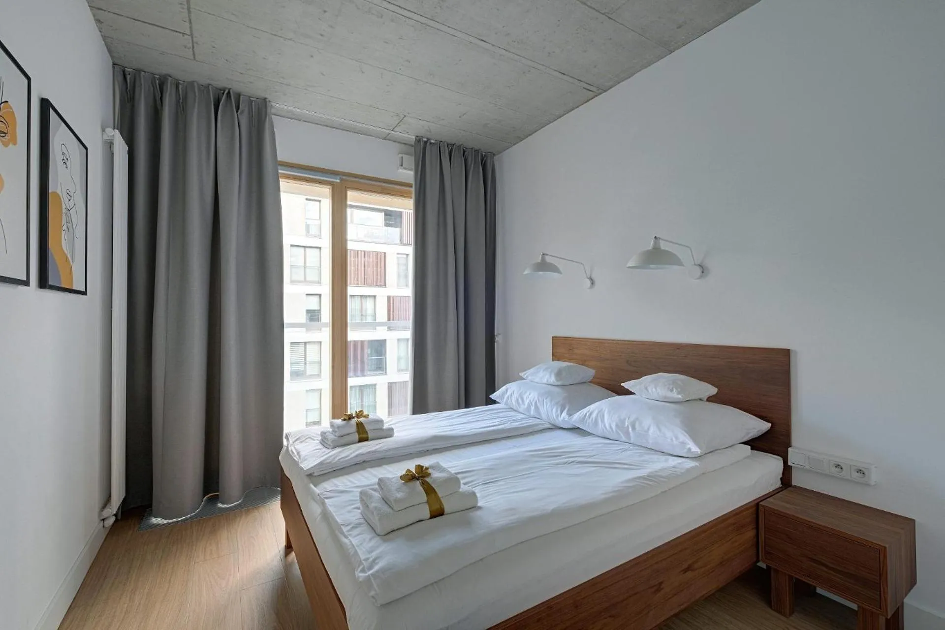 Bedroom, Bed in GO Apartments - ApartHotel
