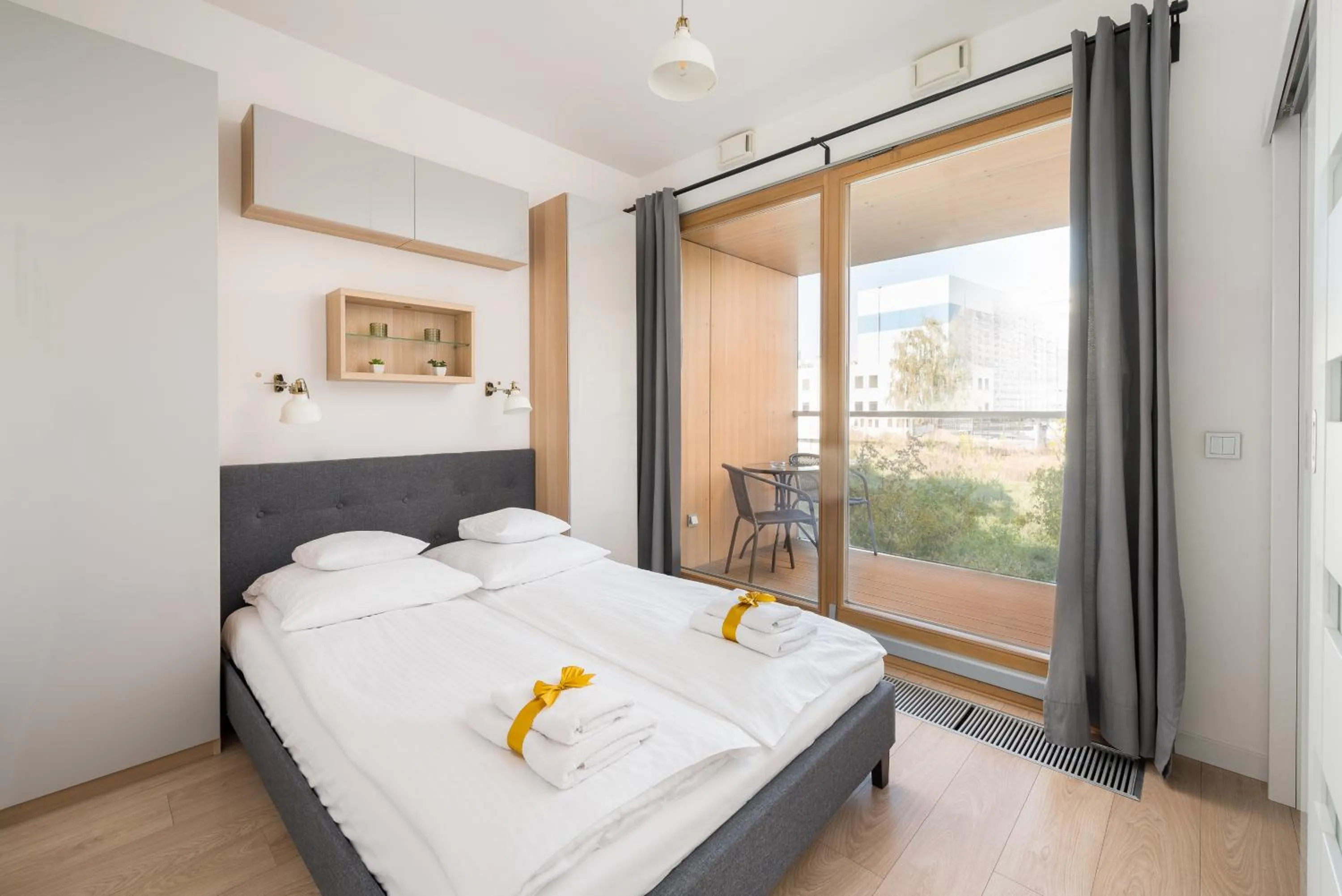 Bedroom, Bed in GO Apartments - ApartHotel