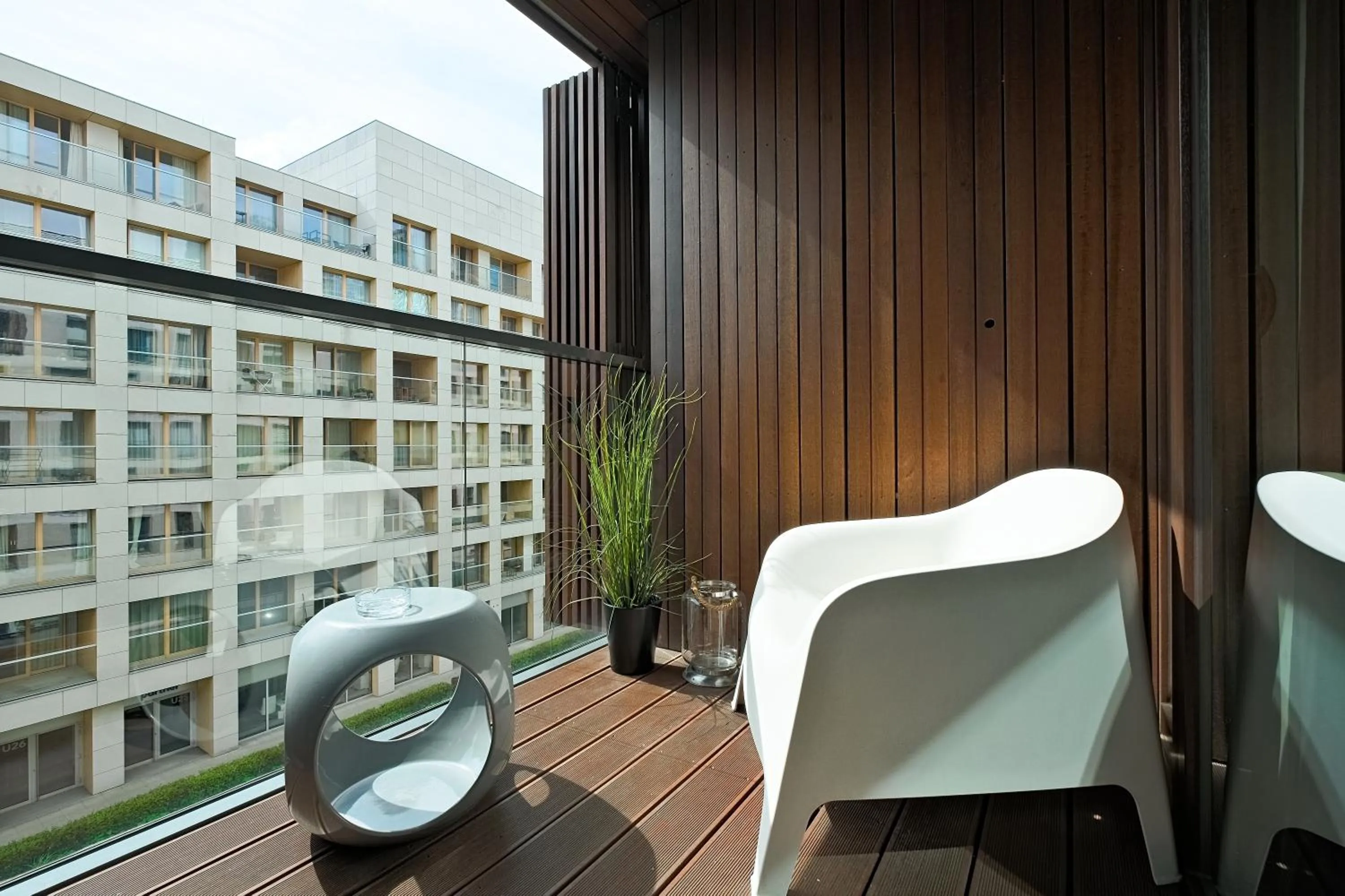 Balcony/Terrace in GO Apartments - ApartHotel