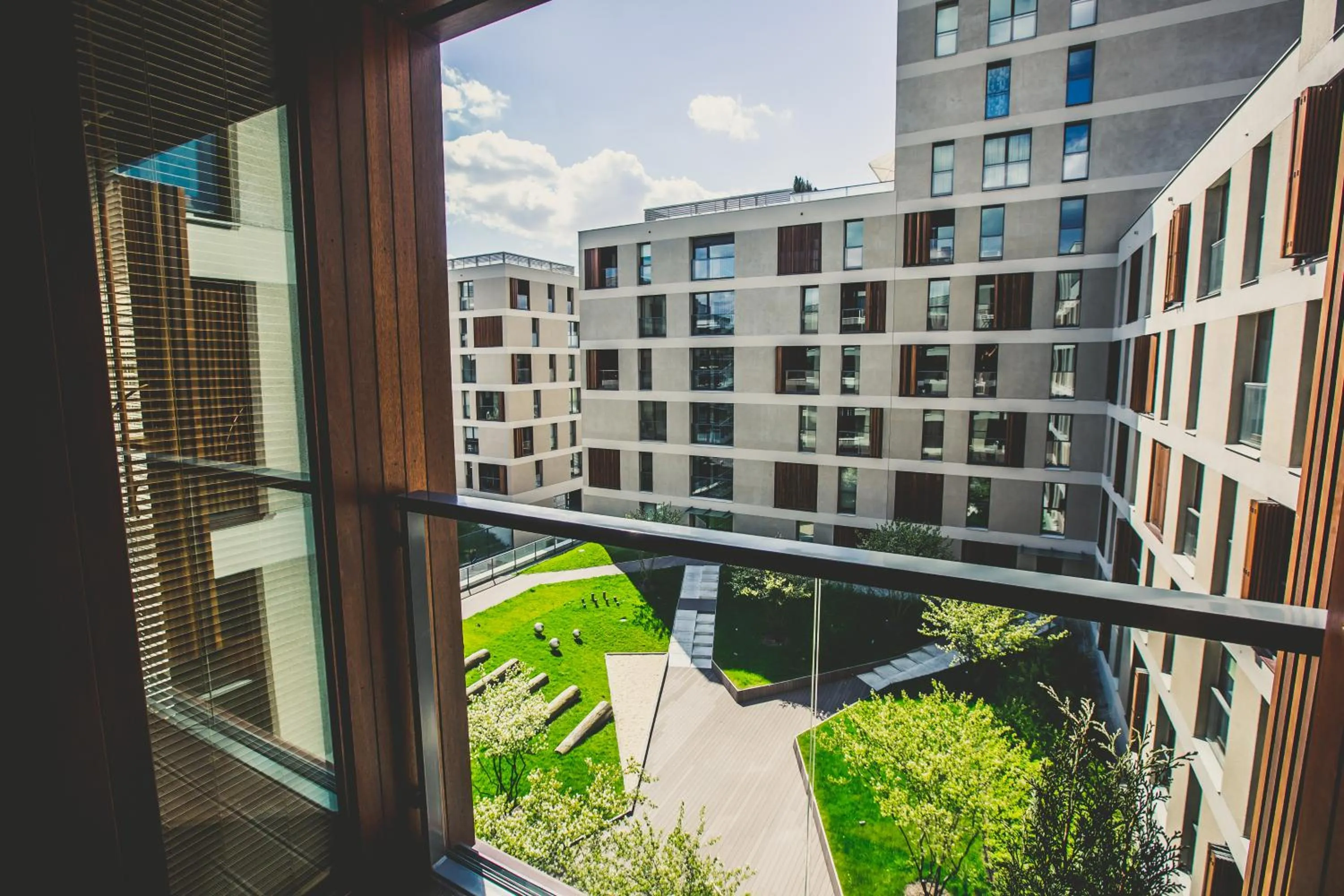 Balcony/Terrace in GO Apartments - ApartHotel