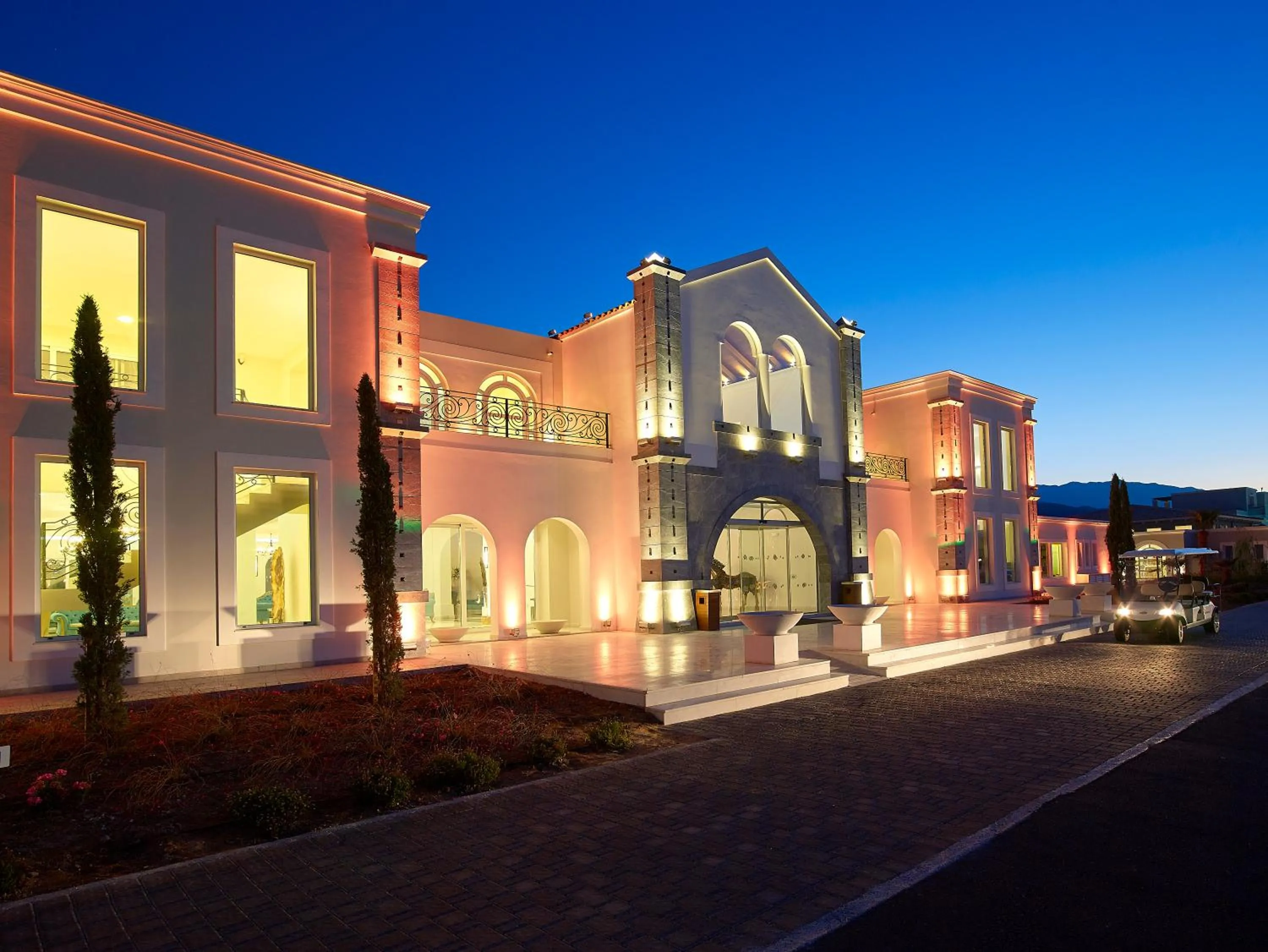 Facade/entrance in Anemos Luxury Grand Resort