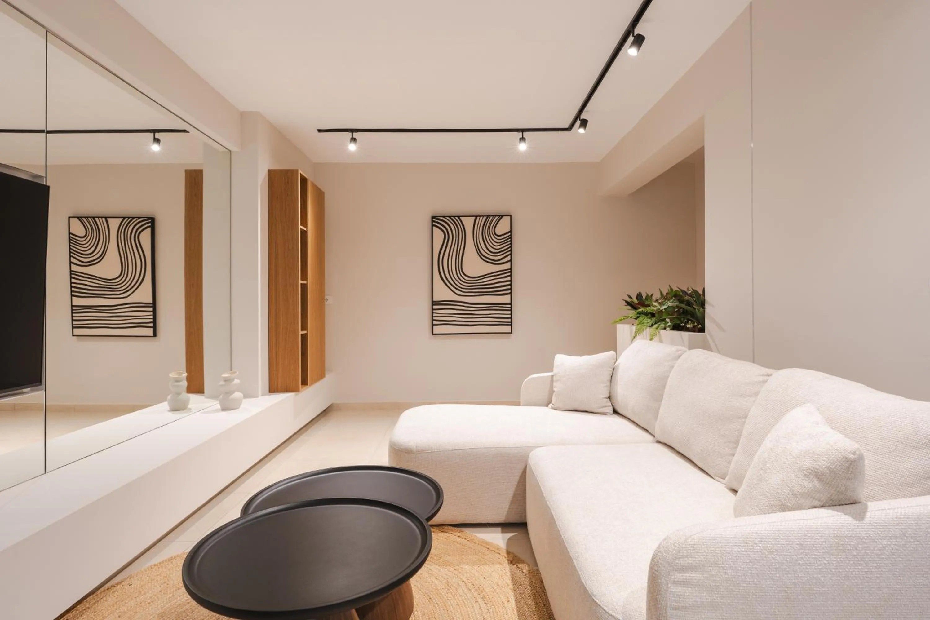 Living room in Anemos Luxury Grand Resort