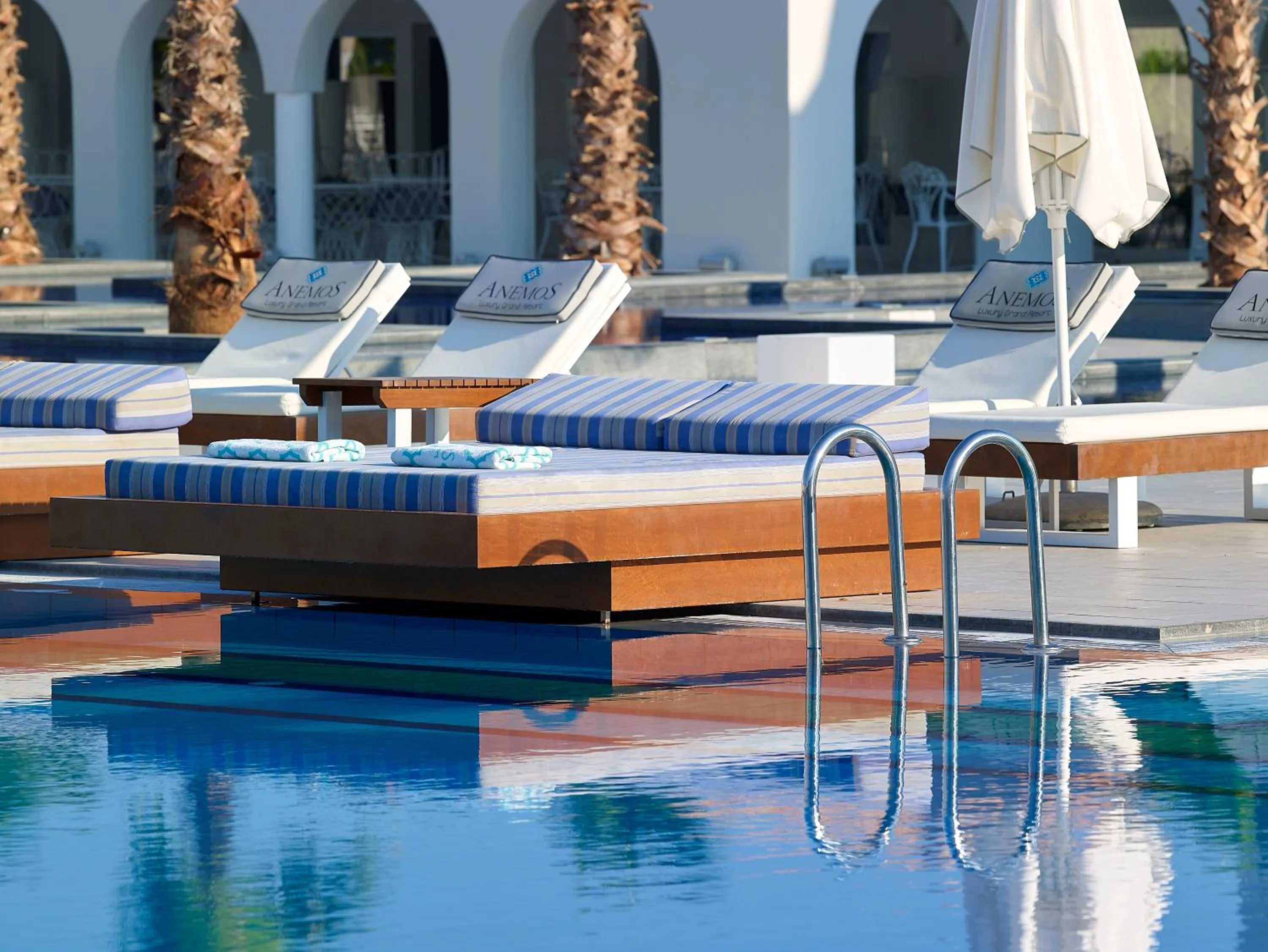 Swimming pool in Anemos Luxury Grand Resort