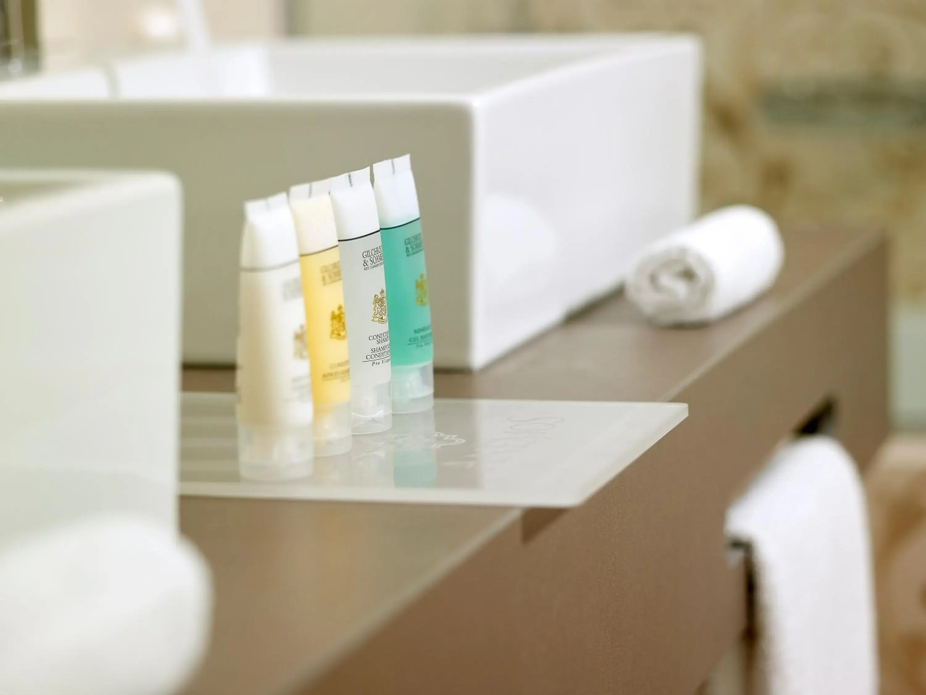 Bathroom in Anemos Luxury Grand Resort Bathroom in Anemos Luxury Grand Resort