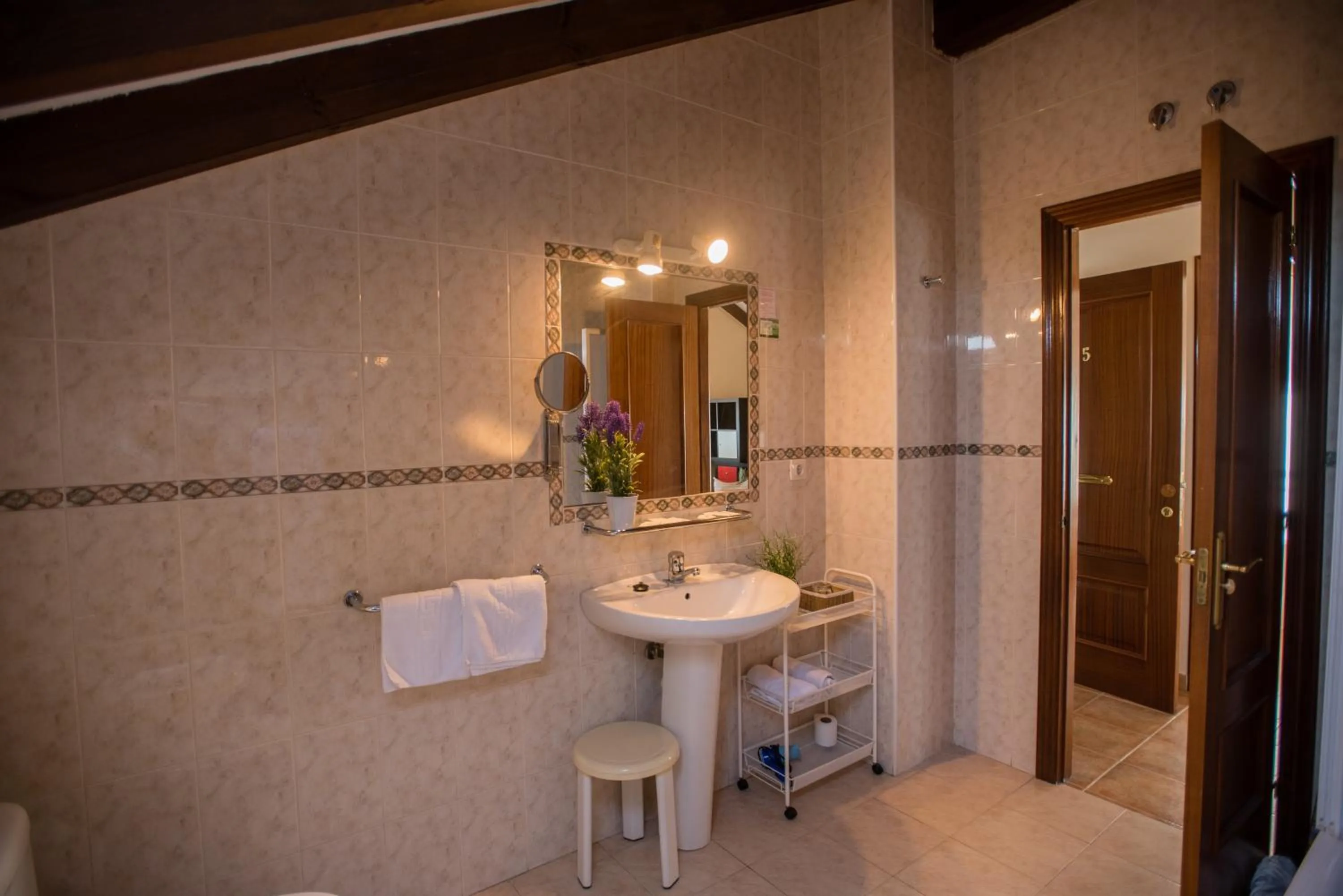 Bathroom in Apartamentos River Santander