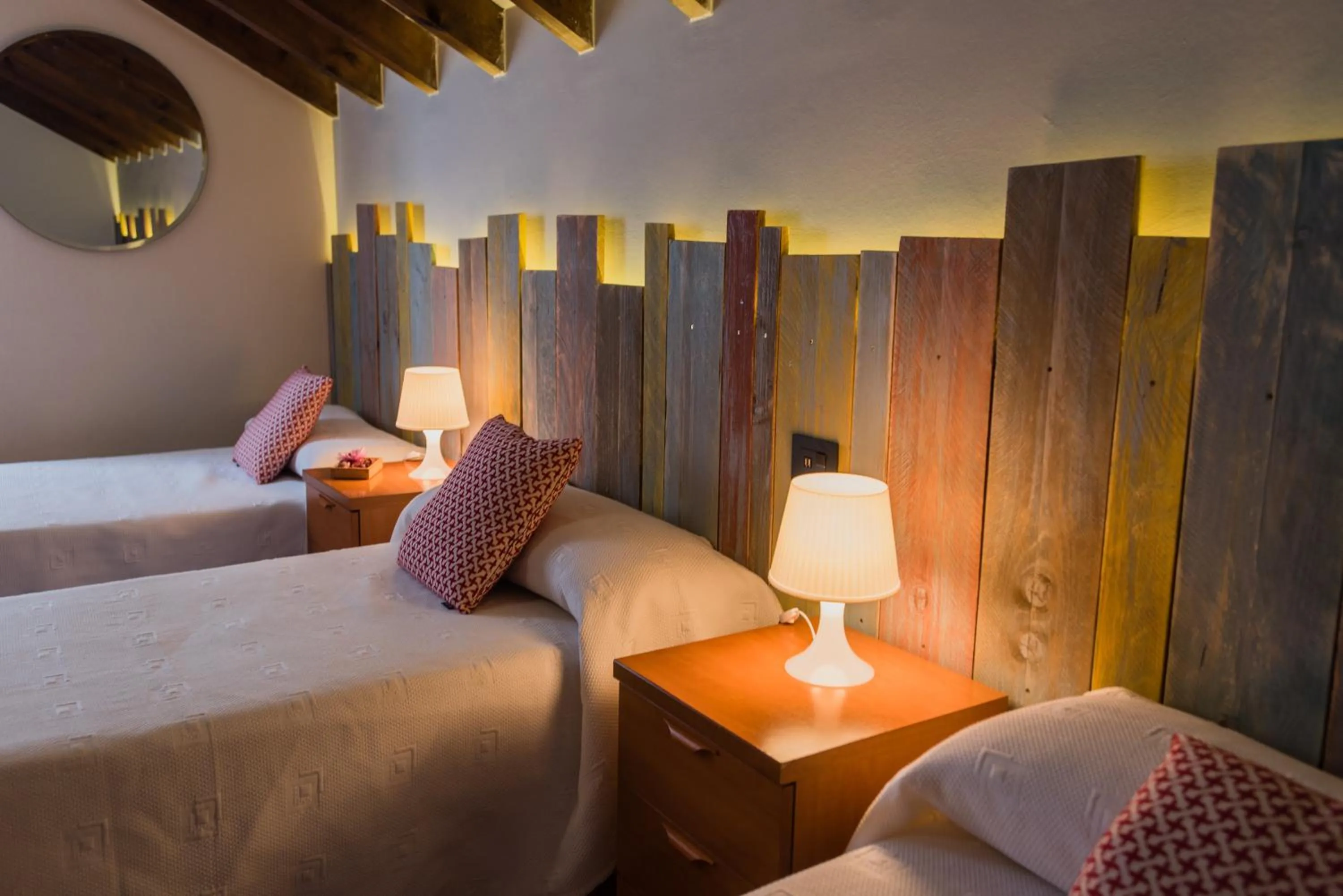 Decorative detail, Bed in Apartamentos River Santander