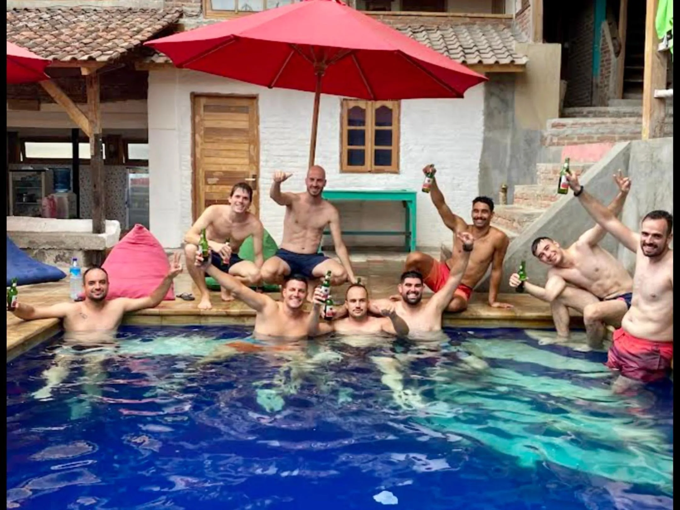 Swimming pool in Gili La Boheme