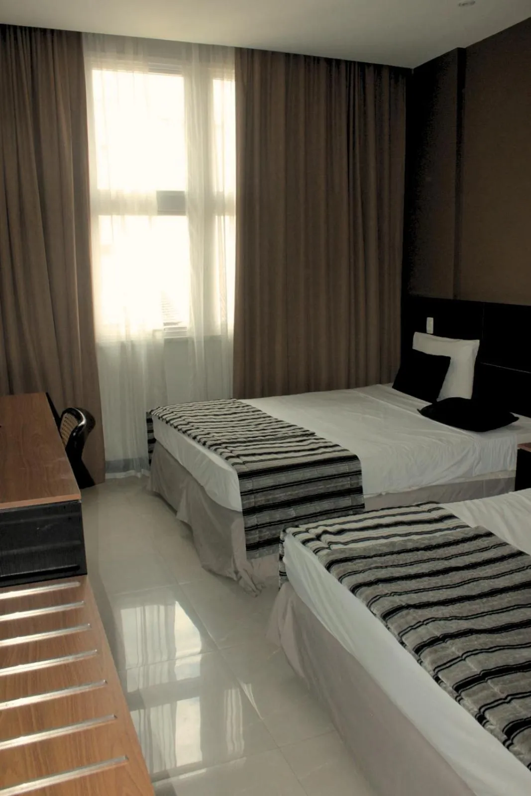 Bed in Hotel Atlântico Tower