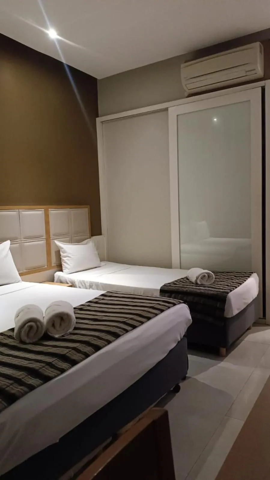 Bed in Hotel Atlântico Tower