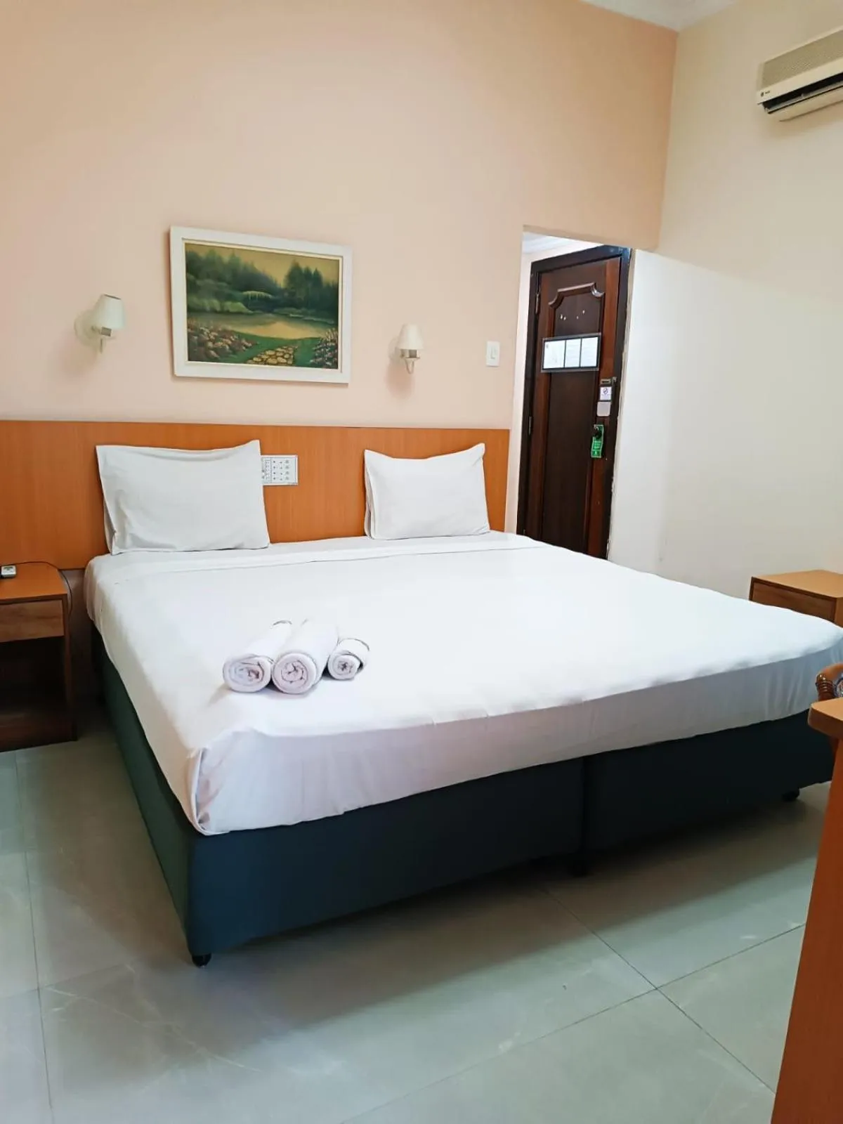 Bed in Hotel Atlântico Tower