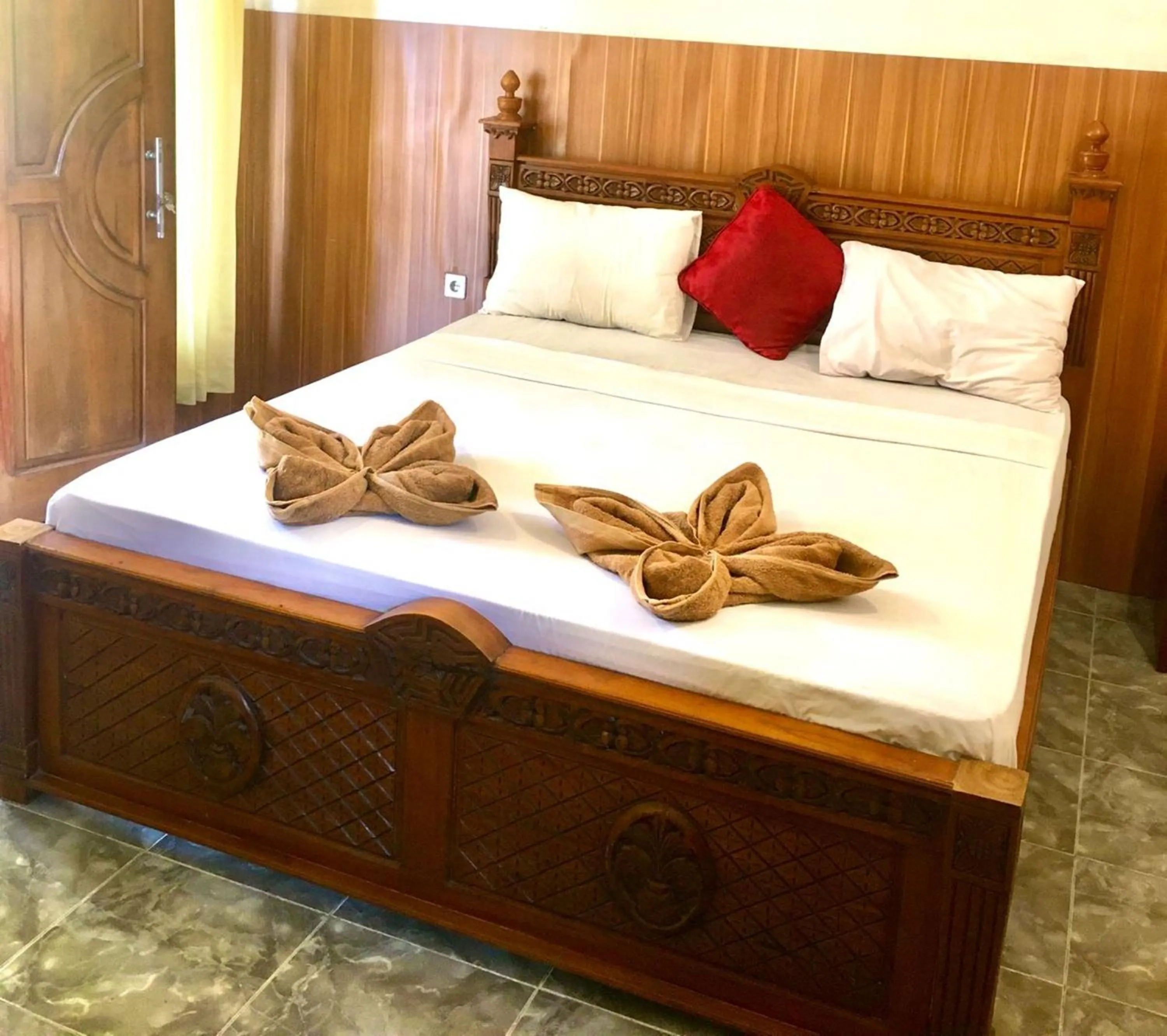 Bed in Gusung Indah Bungalow Gili Air