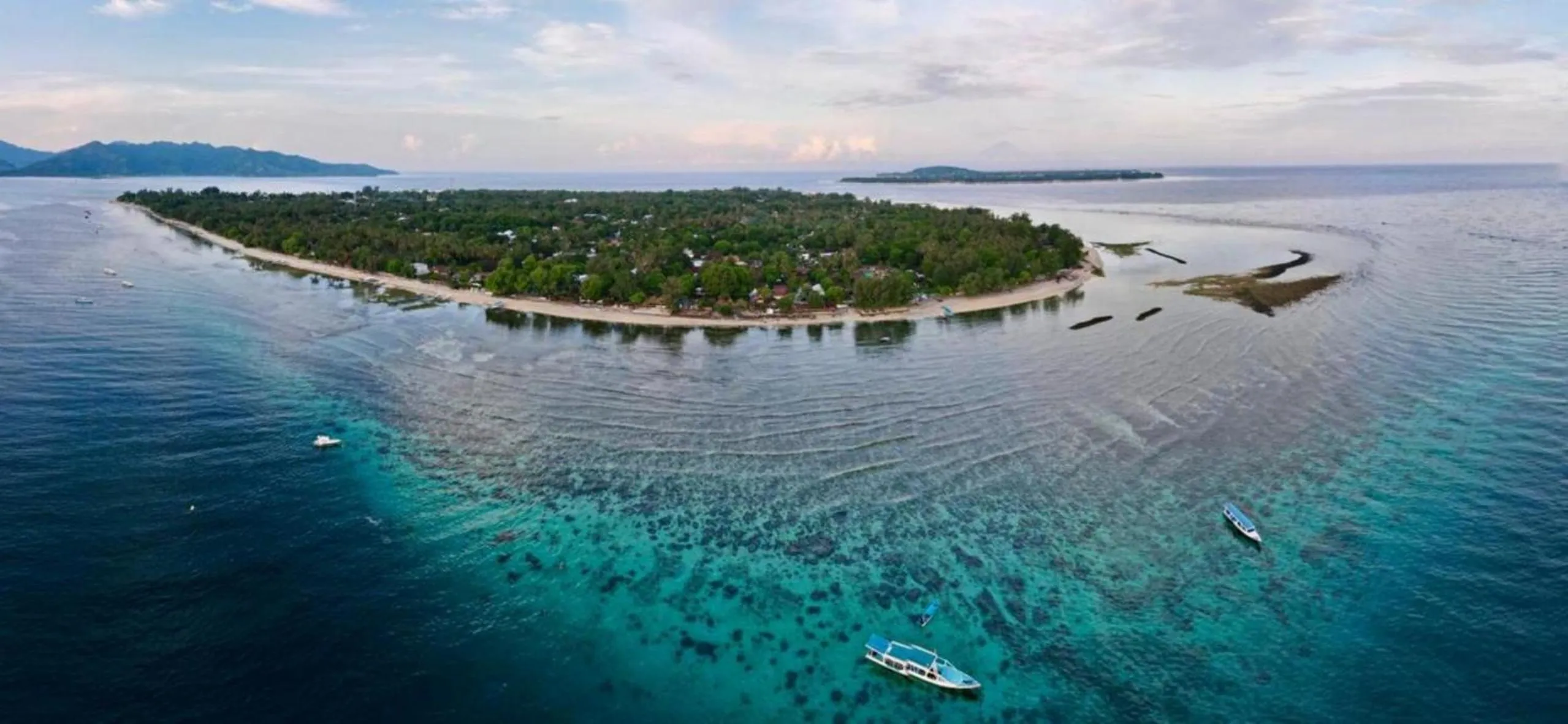 Bird's eye view in Gusung Indah Bungalow Gili Air