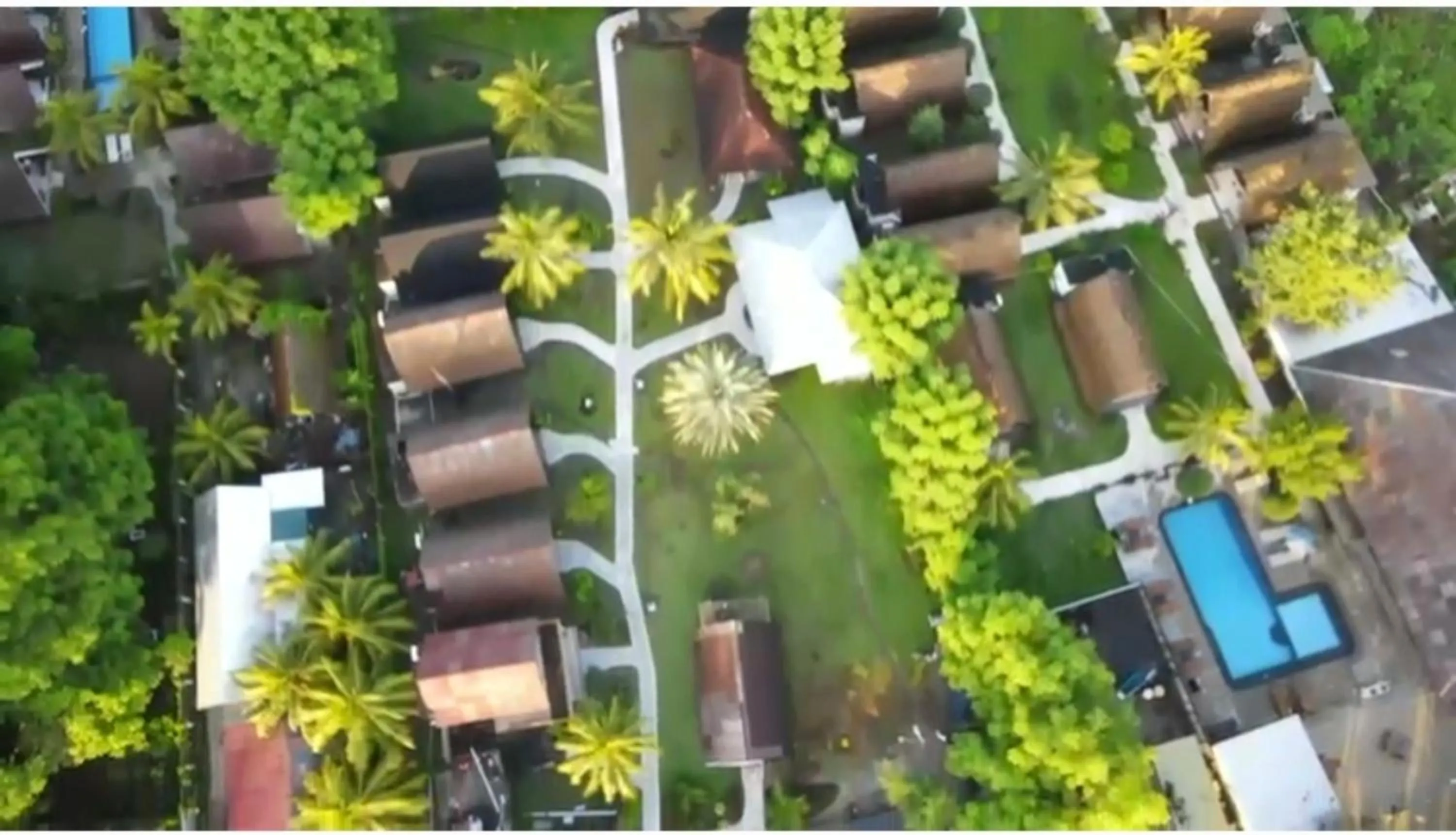 Street view in Gusung Indah Bungalow Gili Air