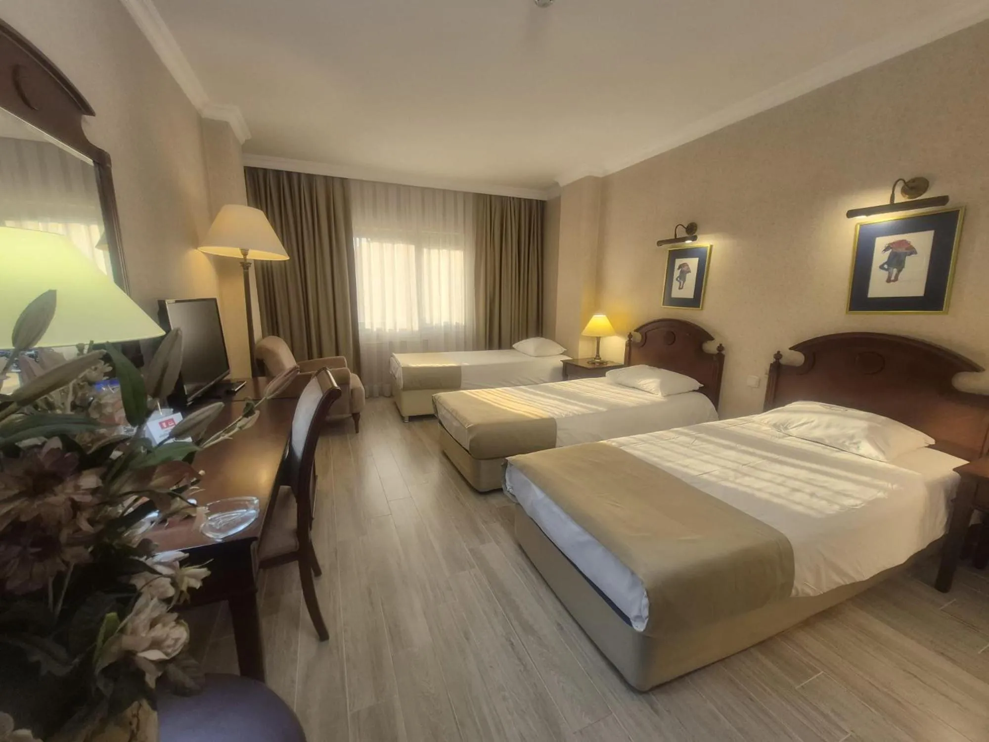 Bed in Büyük Sümela Otel