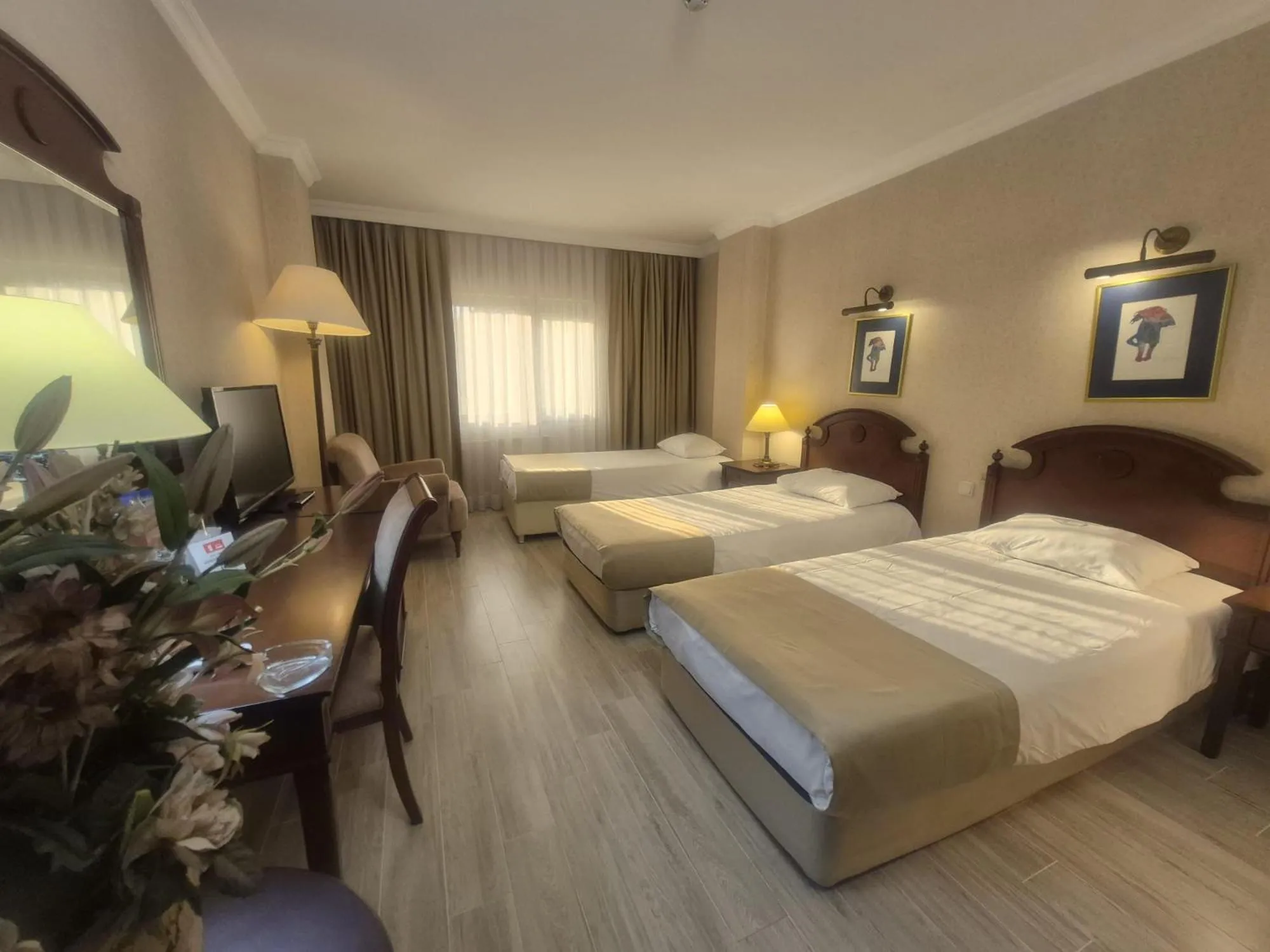 Bed in Büyük Sümela Otel