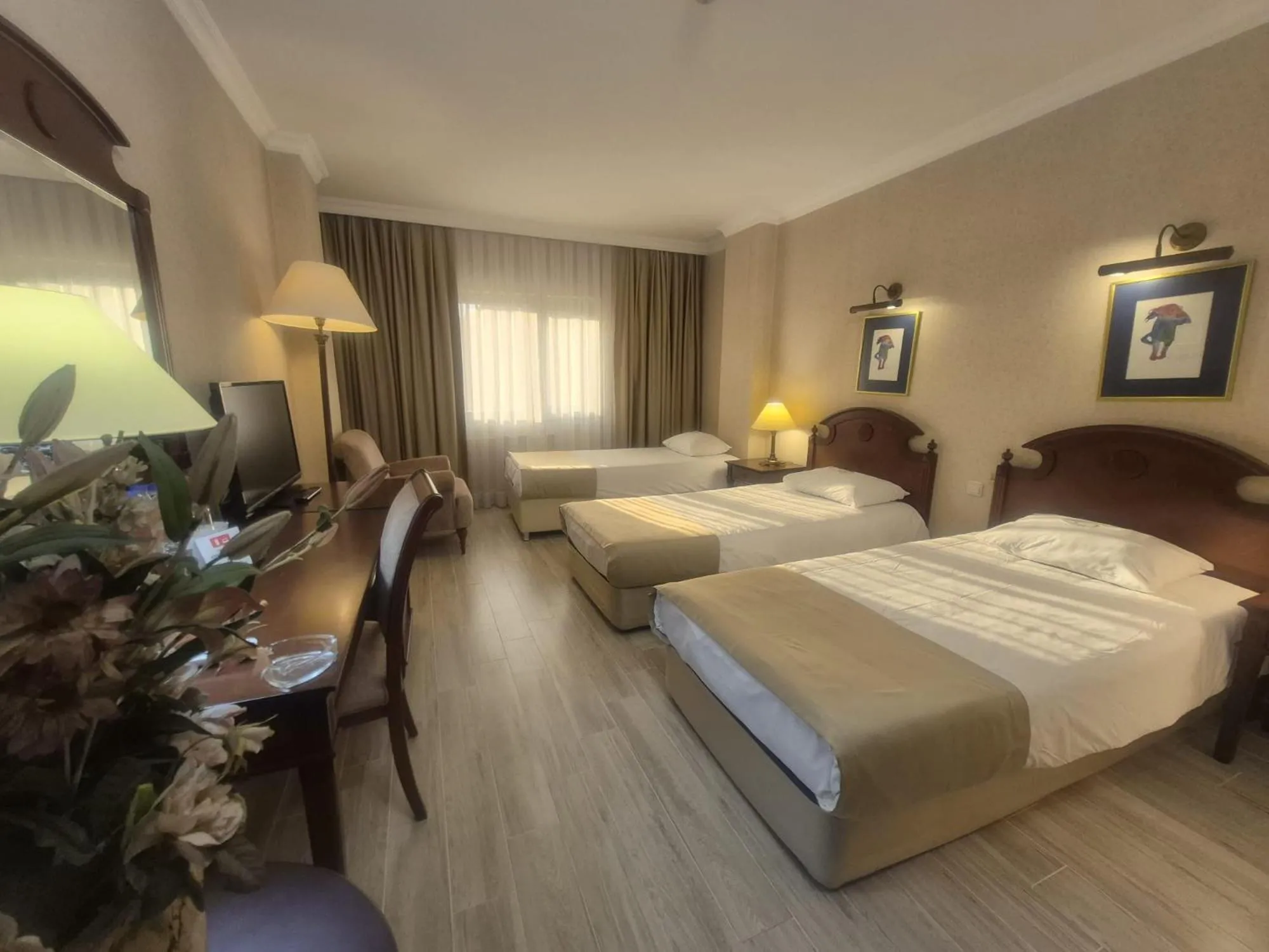 Bed in Büyük Sümela Otel
